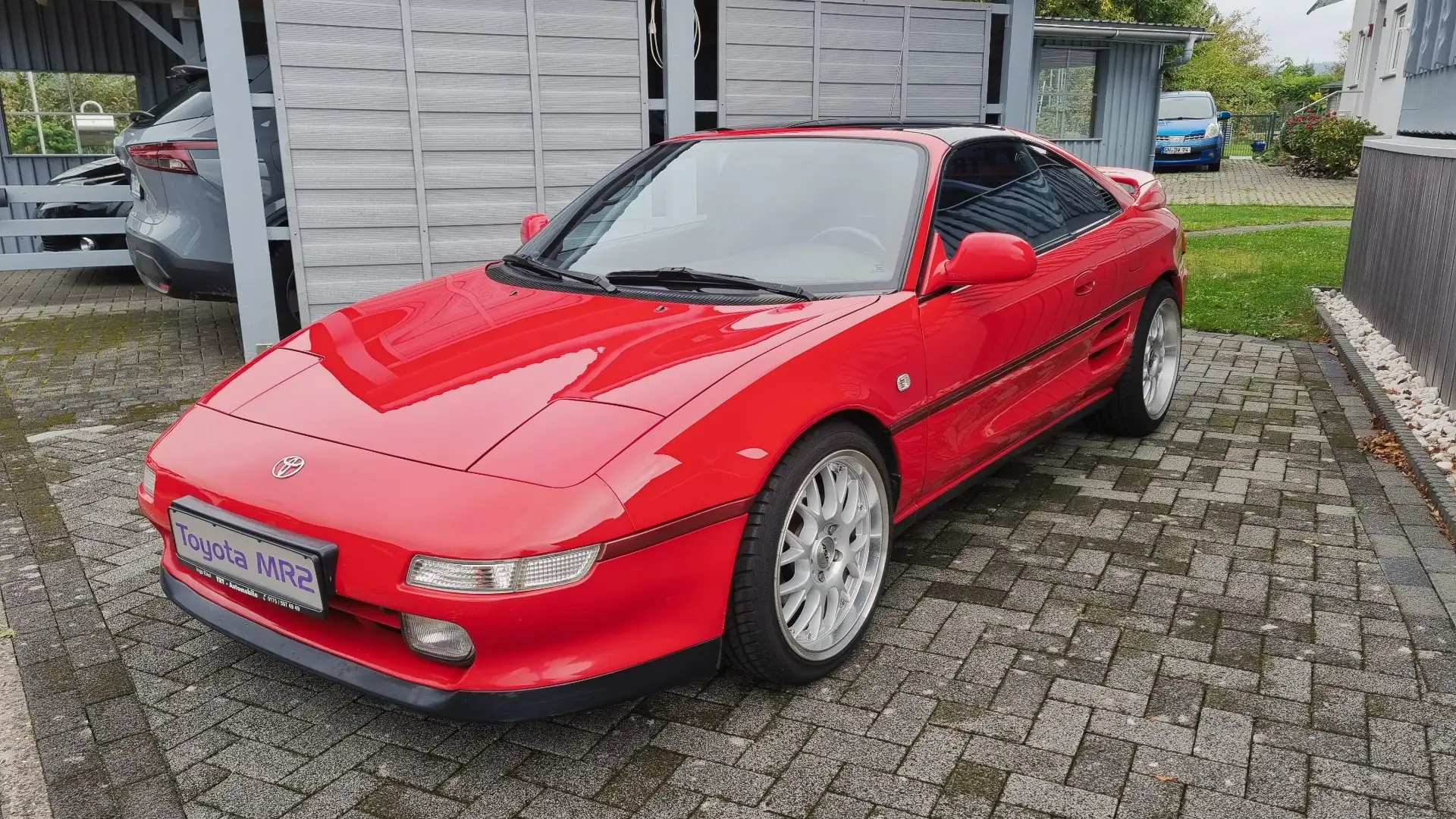 Toyota MR 2 MR 2 T-Bar GTi Navi Tiefer Sportauspuff SuperOptik Rot - 1