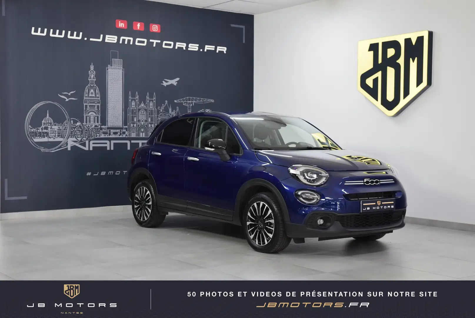 Fiat 500X 1.5 FireFly 130 ch S/S DCT7 Hybrid Bleu - 1