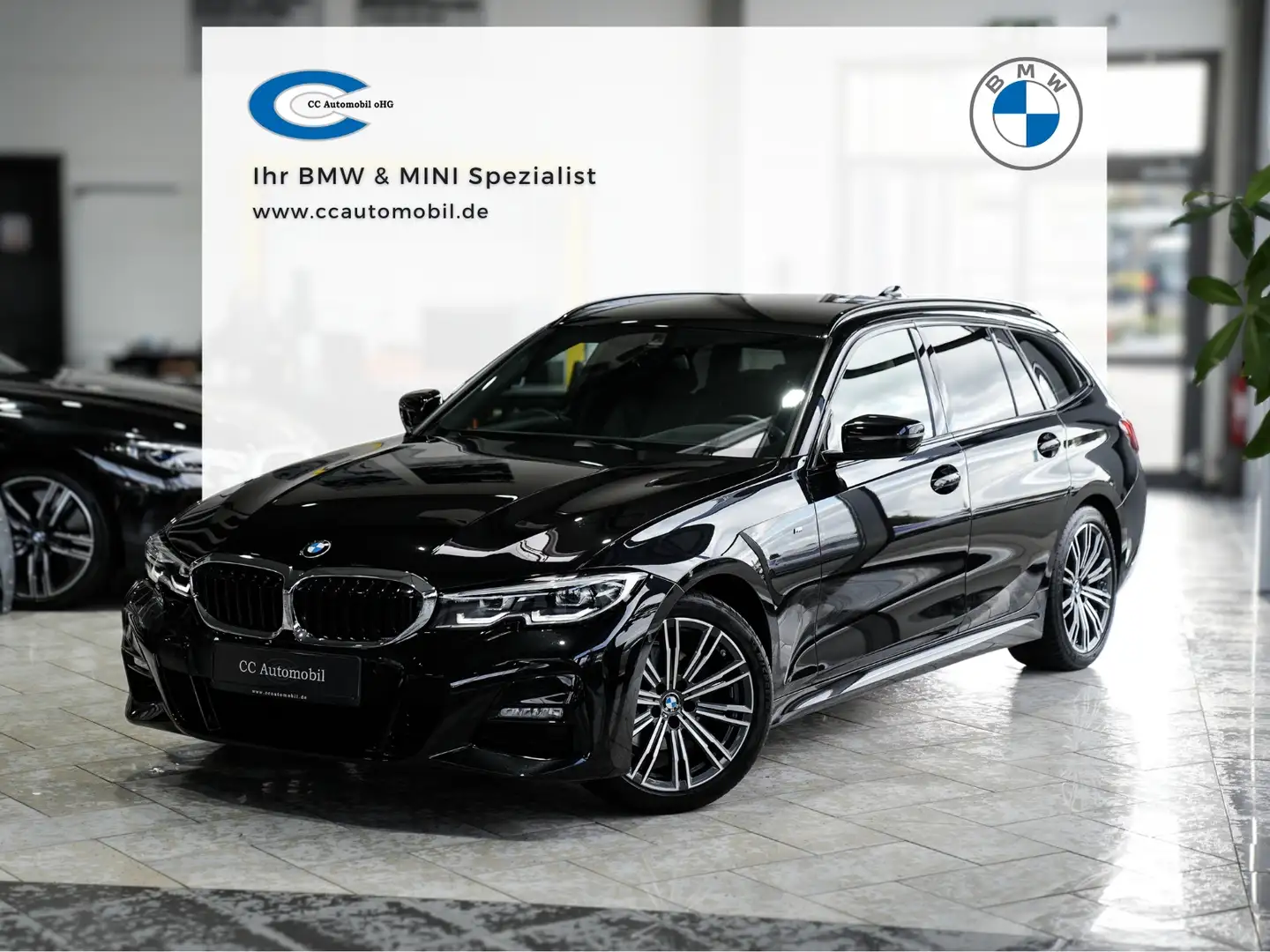 BMW 320 320d Touring M Sport HUD Leder Komfortzugang Noir - 1