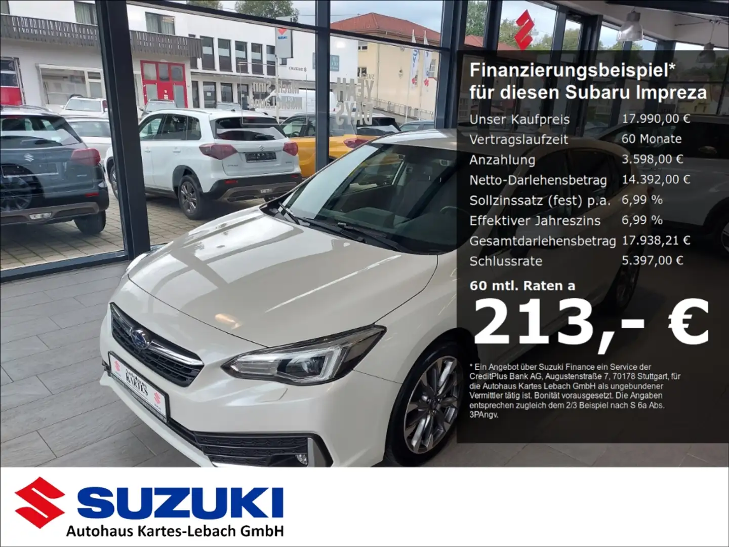 Subaru Impreza Exclusive 1.6i  4WD AT Getriebe Scheckheft 1. Hand Weiß - 1