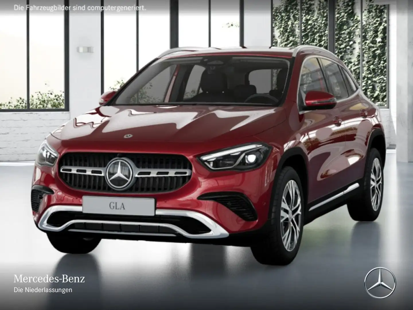 Mercedes-Benz GLA 250 e PROGRESSIVE+360°+MULTIBEAM+TOTW+8G Rot - 2