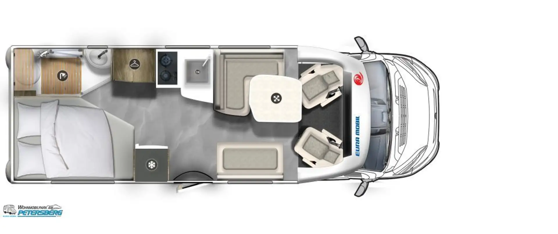 Euramobil Profila RS 675 SB Mondial Edition 180 PS * 4,4 t Bianco - 2