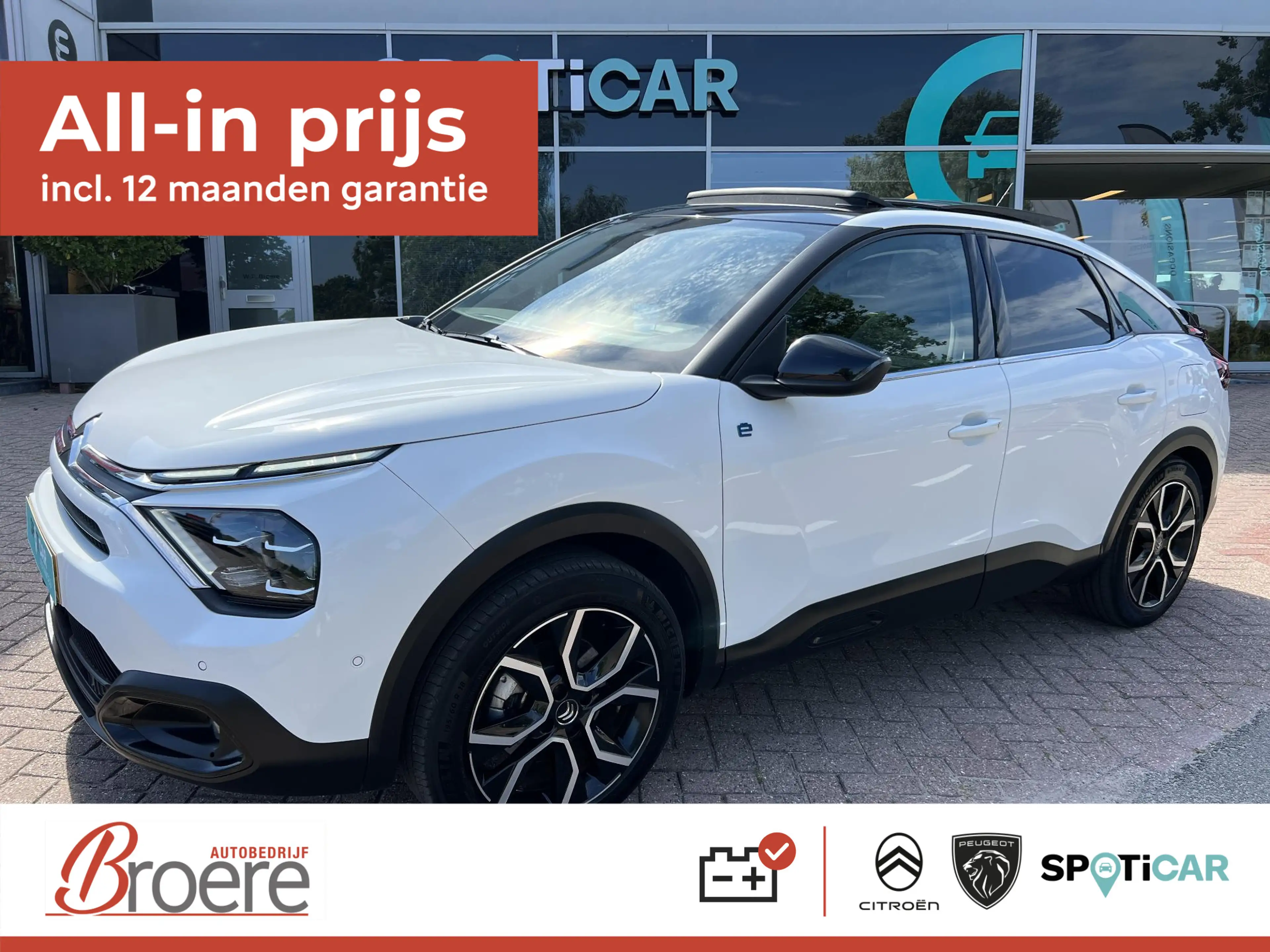 Citroen E-C4 Electric 50 kWh 136 pk Shine Automaat Range tot 310 km Pano