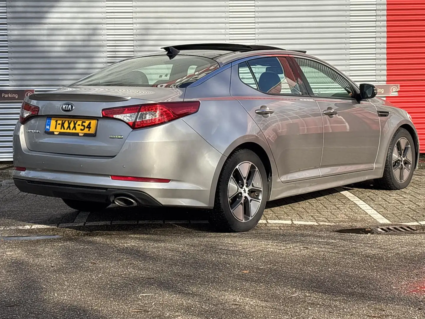 Kia Optima 2.0 CVVT Hybrid Super Pack | Leder | Climate | Cru Gris - 2