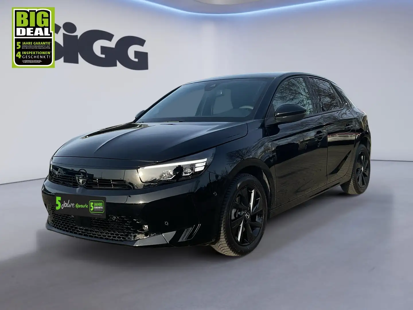 Opel Corsa F 1.2 Turbo GS LINE NUR 17811 KM!! Zwart - 2