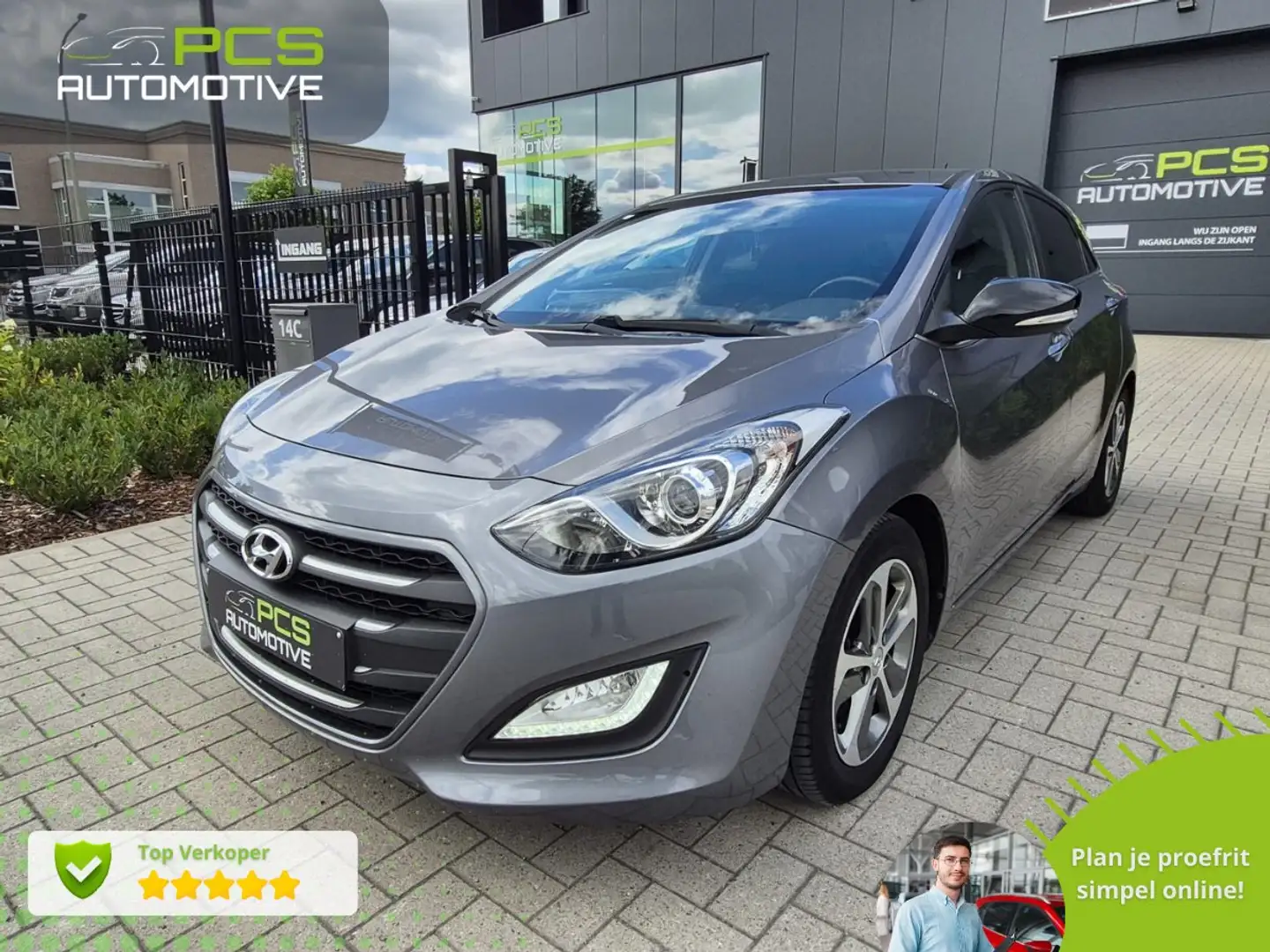 Hyundai i30 blue 1.6 CRDi Black Line / AUTOMAAT / 1e Eigenaar Argent - 1