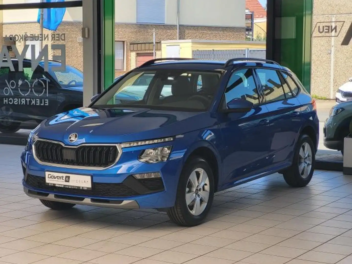 Skoda Kamiq 1.0 TSI DSG Selection GRA SHZ KAMERA LED Bleu - 1