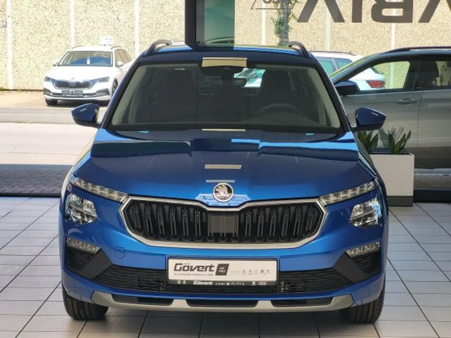 Skoda Kamiq 1.0 TSI DSG Selection GRA SHZ KAMERA LED Bleu - 2