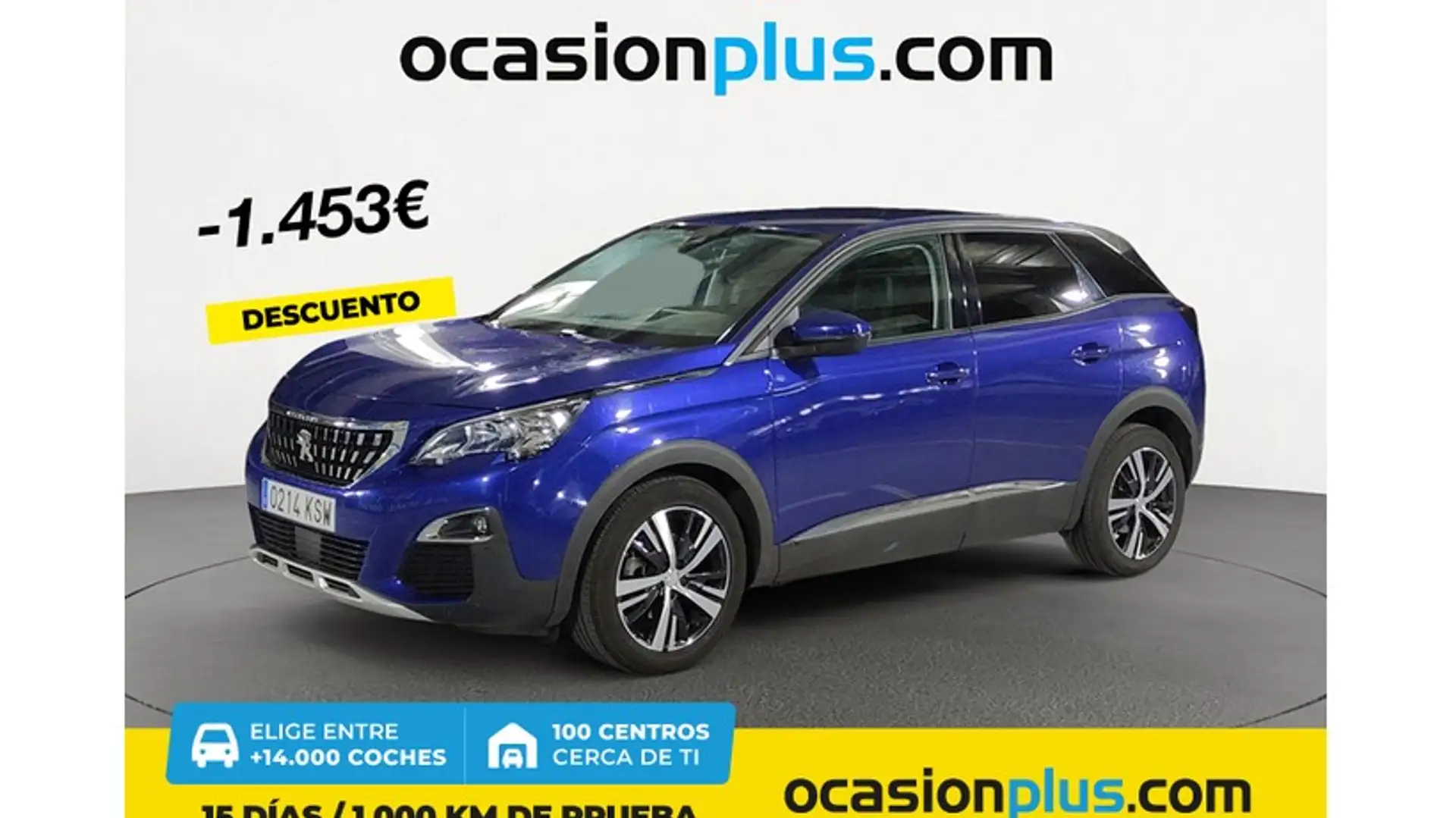 Peugeot 3008 1.6 BlueHDi Allure 120 Blauw - 1