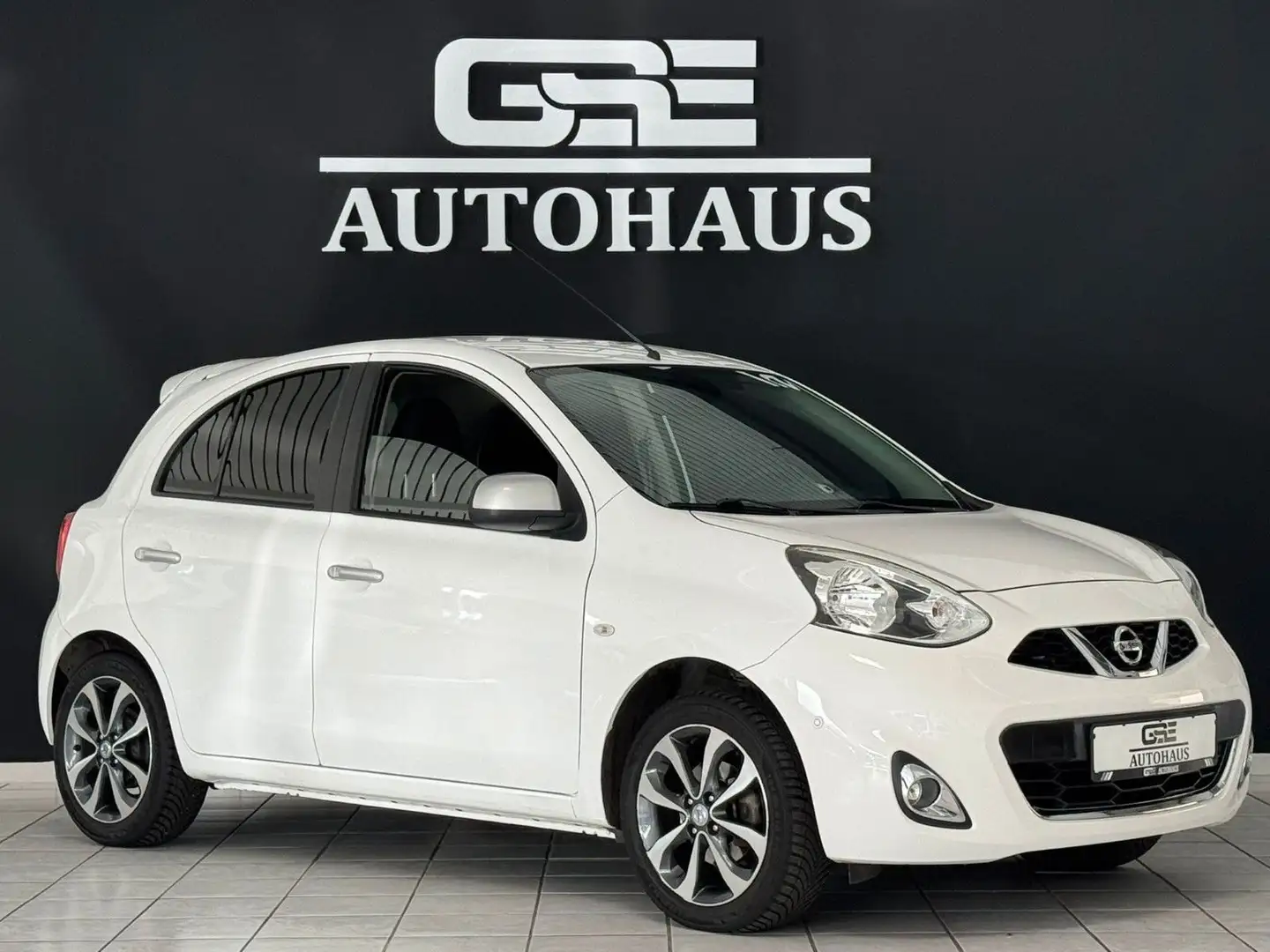 Nissan Micra N-Tec*AUTOMATIK*Navi*Pdc*Klima*Shz Weiß - 1