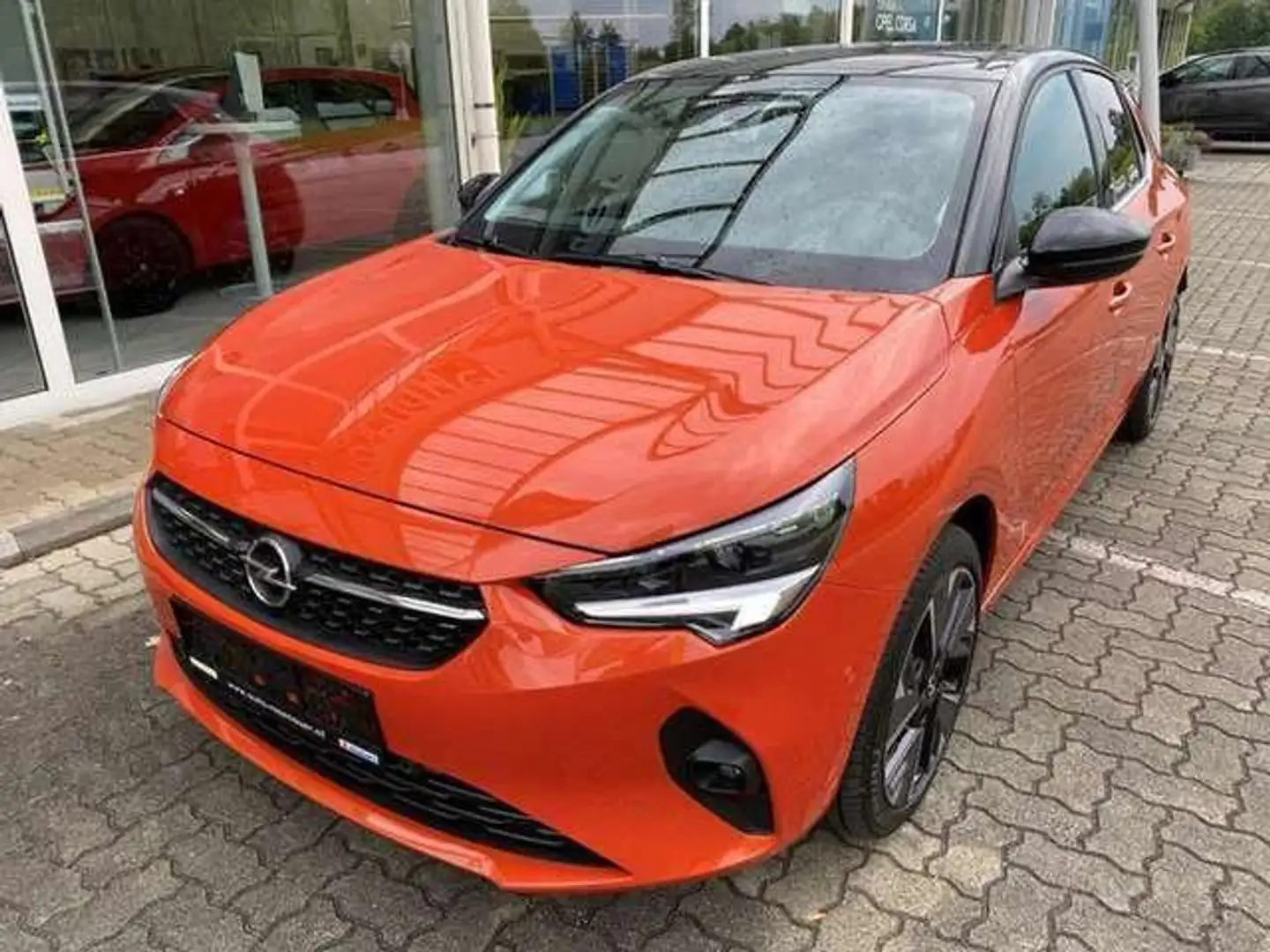 Opel Corsa-e Elegance 136 PS Elektro 50 kWh LP EUR 36.755,- Orange - 2