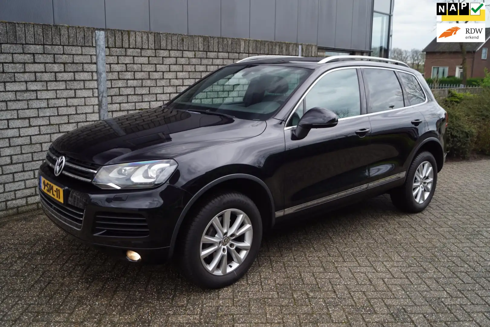 Volkswagen Touareg 3.6 FSI Highline Exclusive 4WD Autom Leder Sportst Zwart - 1