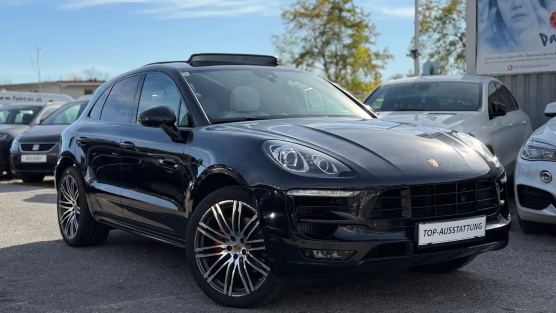 Porsche Macan Turbo Sport-Design-Paket *Top-Ausstattung +Servic Noir - 2