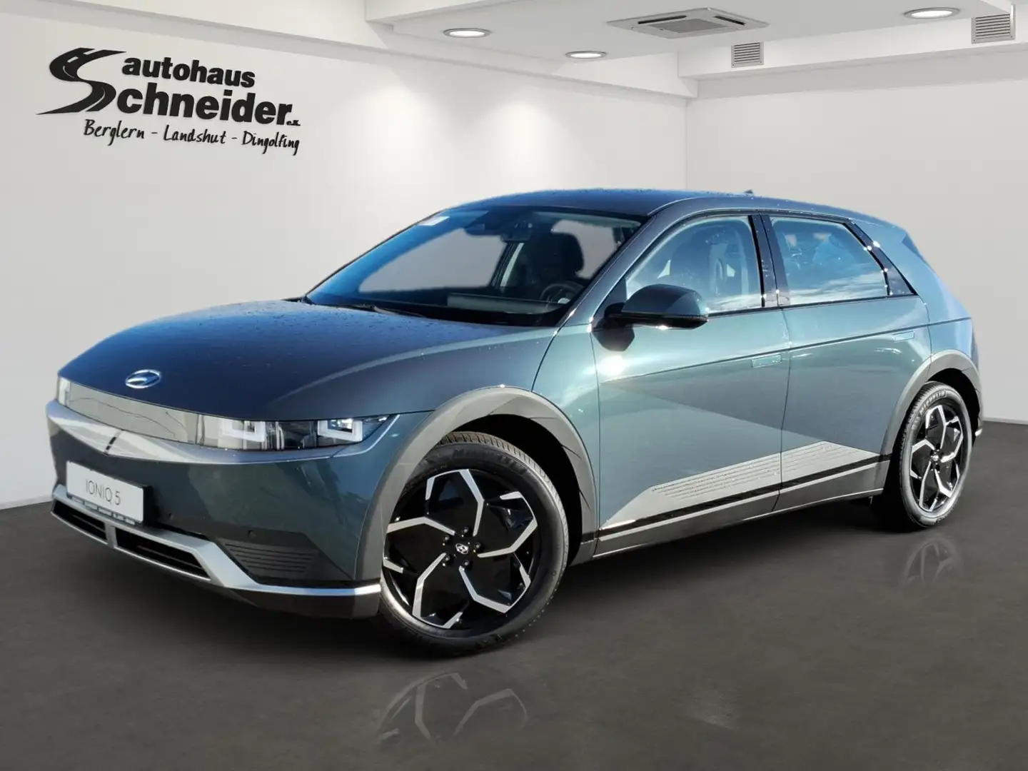 Hyundai IONIQ 5 MJ24 77,4 kWh DYNAMIQ NAVI/ACC/EHK/LED/WÄRMEPUMPE Groen - 1