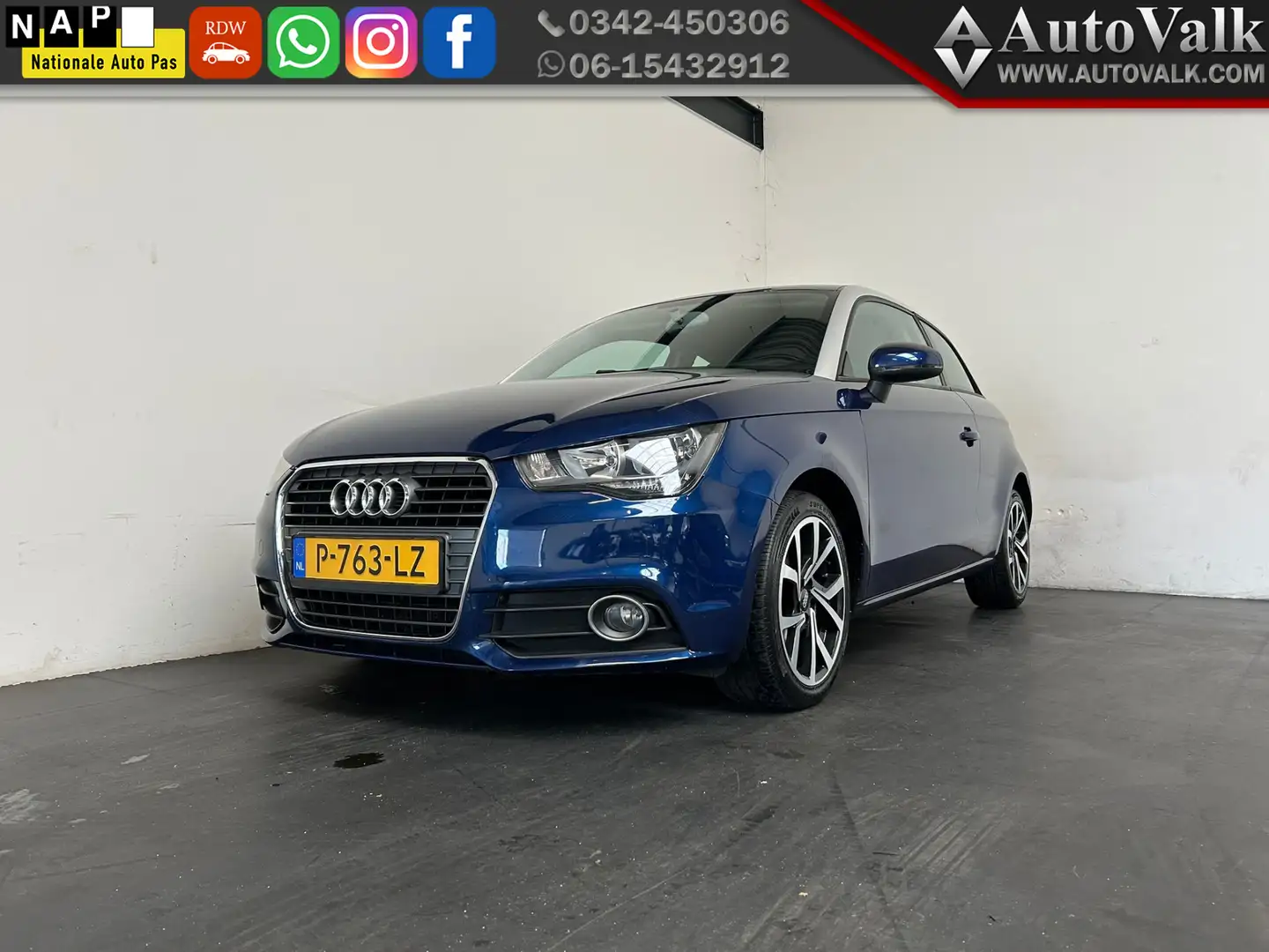 Audi A1 1.2 TFSI Ambition Modrá - 1