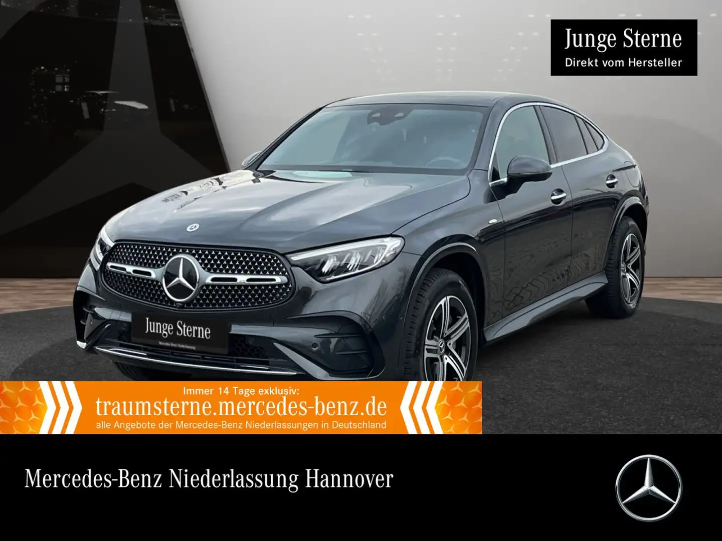 Mercedes-Benz GLC 300 e 4M AMG+PANO+360+LED+BURMESTER+KEYLESS+9G Grau - 1