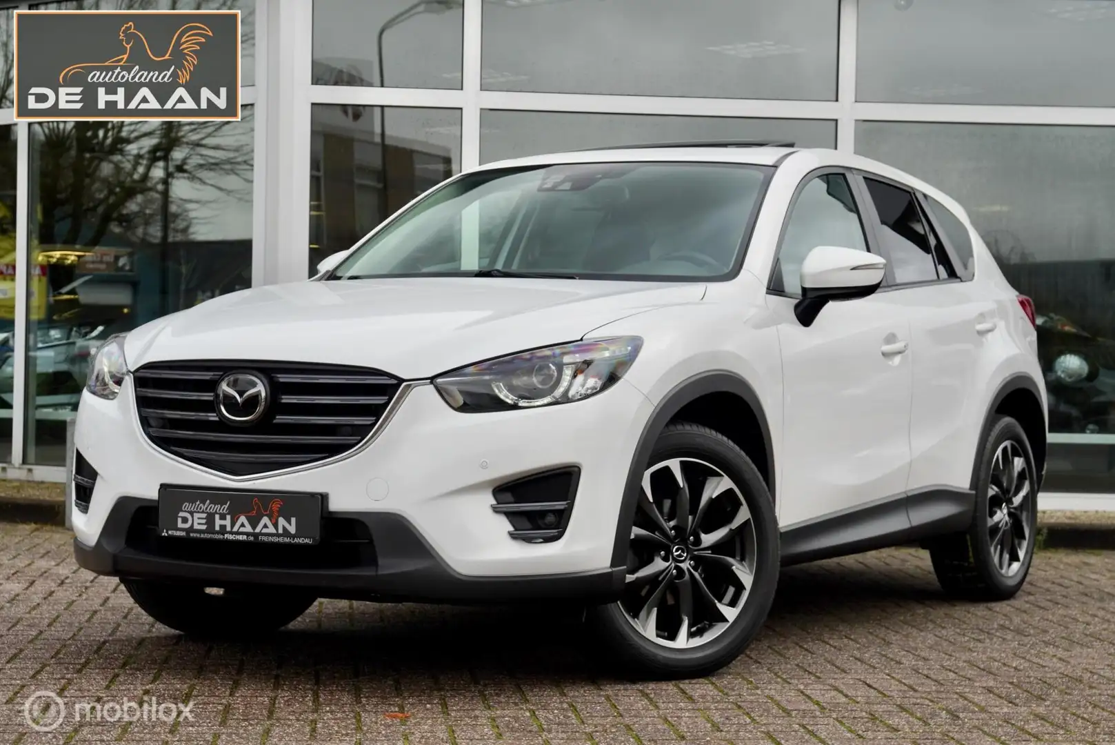 Mazda CX-5 2.5 SkyActiv-G 192 GT-M 4WD AUT NAVI LEDER CAMERA Wit - 1