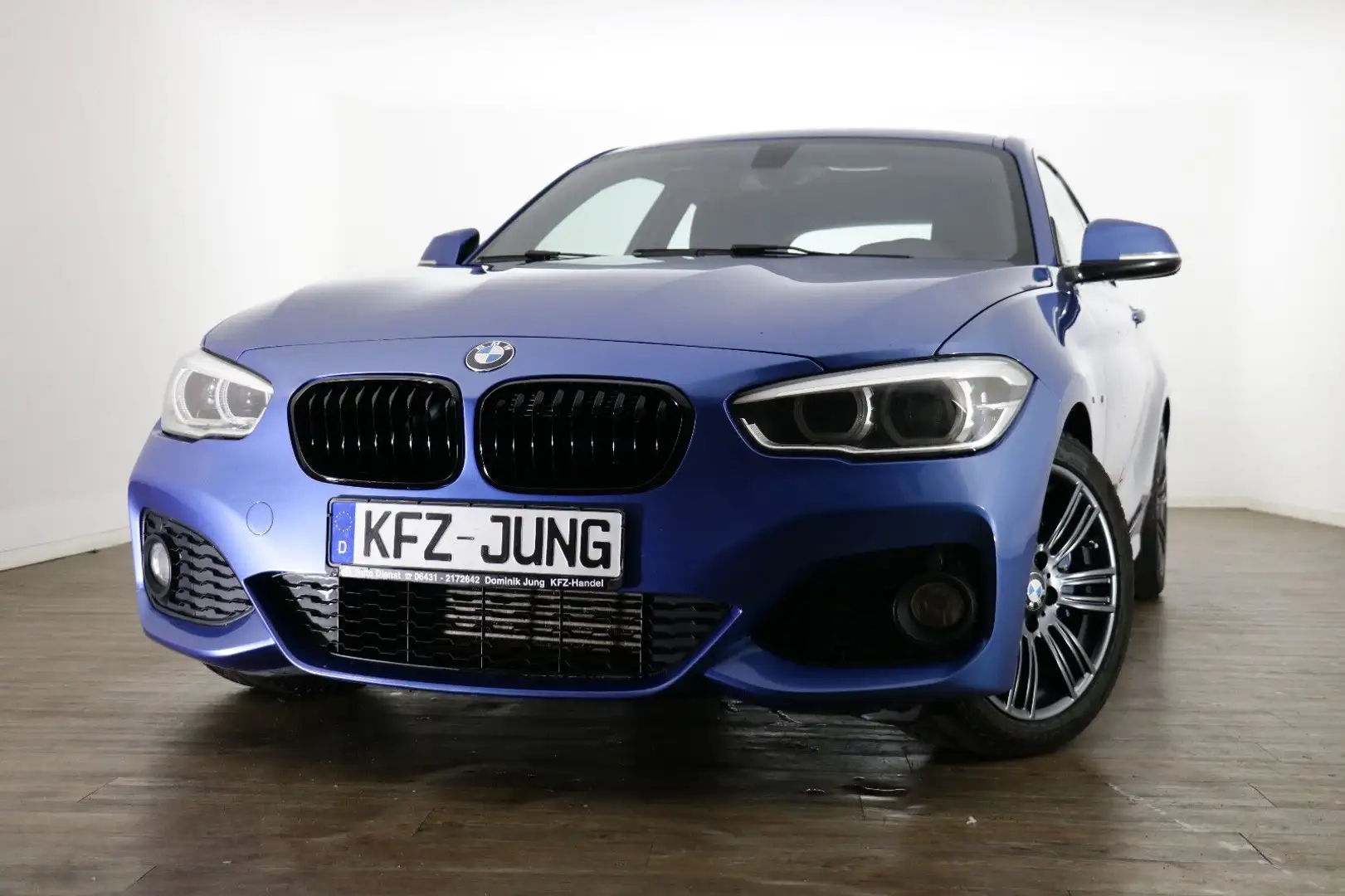 BMW 125 i M Sport*LED*8xAlu*Navi*1.Hand* Albastru - 1