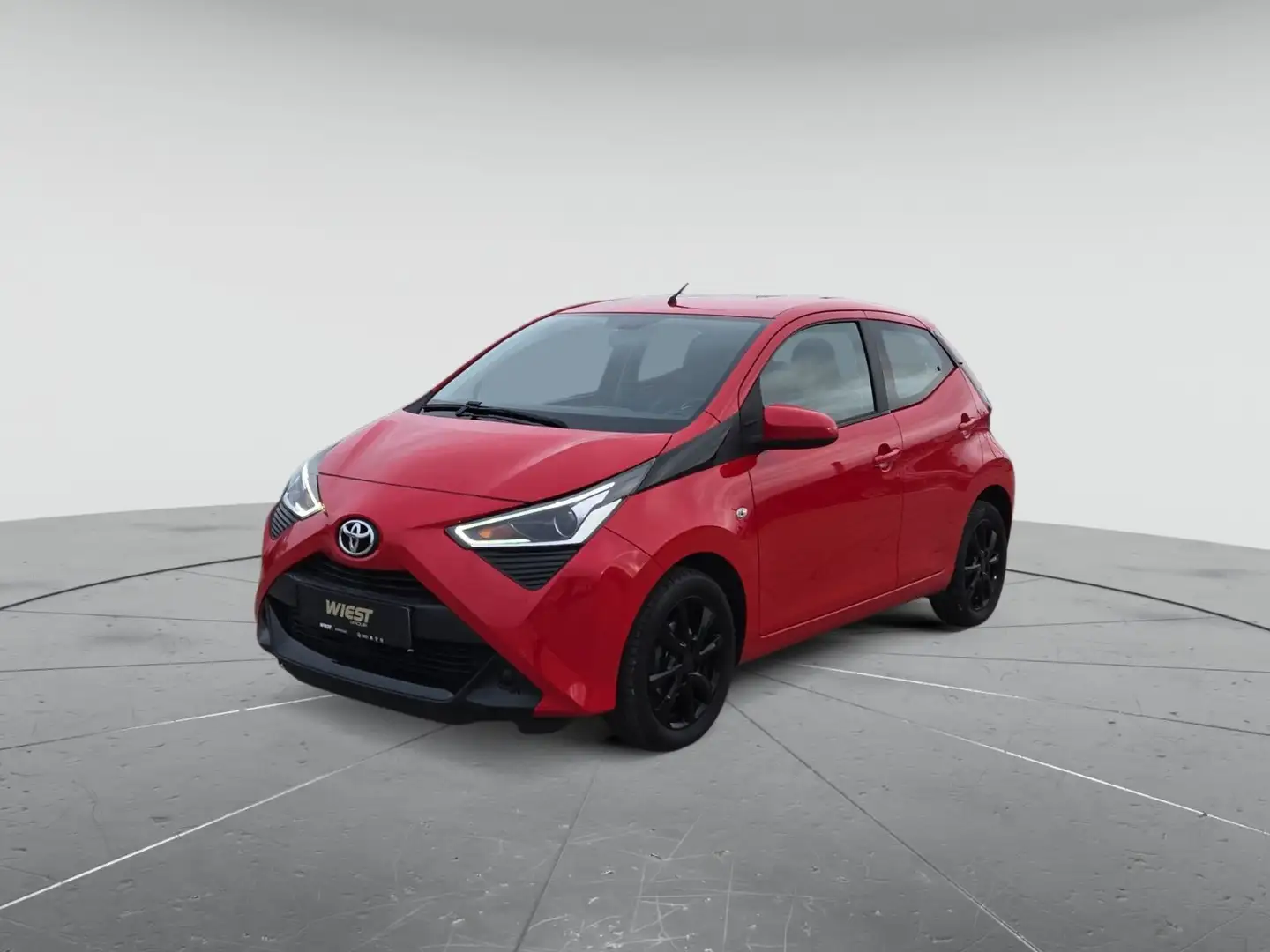 Toyota Aygo 1.0 Autom. x-Play, KAM/KLIMA/BLUETOOTH Rot - 2