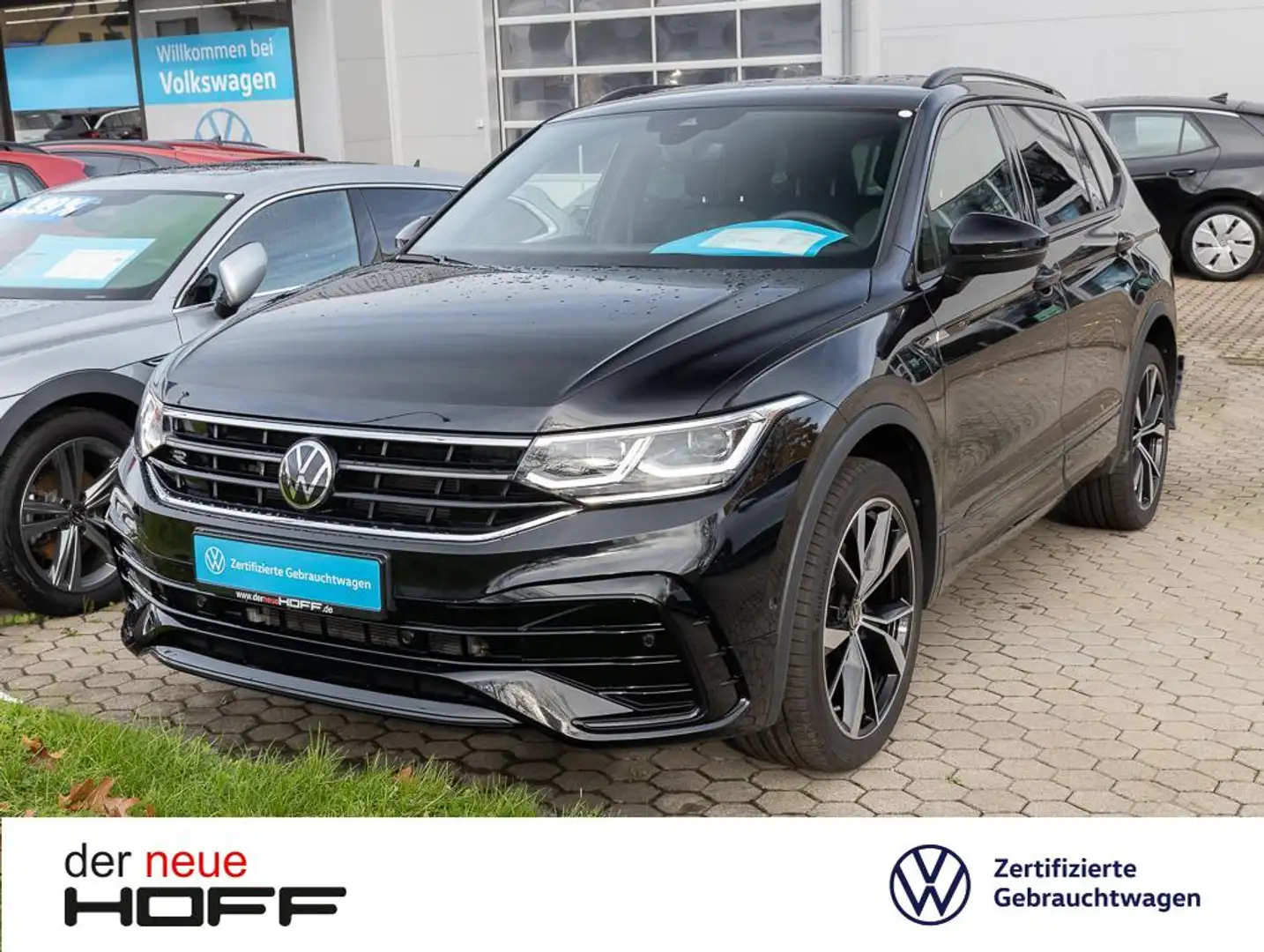 Volkswagen Tiguan Allspace 2.0 TSI DSG R-Line Standheizung AHK Kamera Anschlu Schwarz - 1