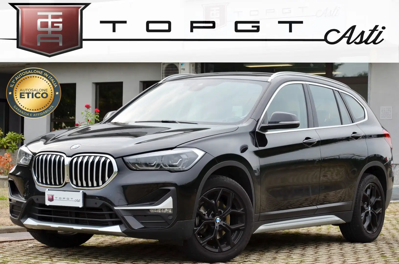 BMW X1 xdrive18d xLine 150cv auto RESTYLING, PERMUTE Nero - 1