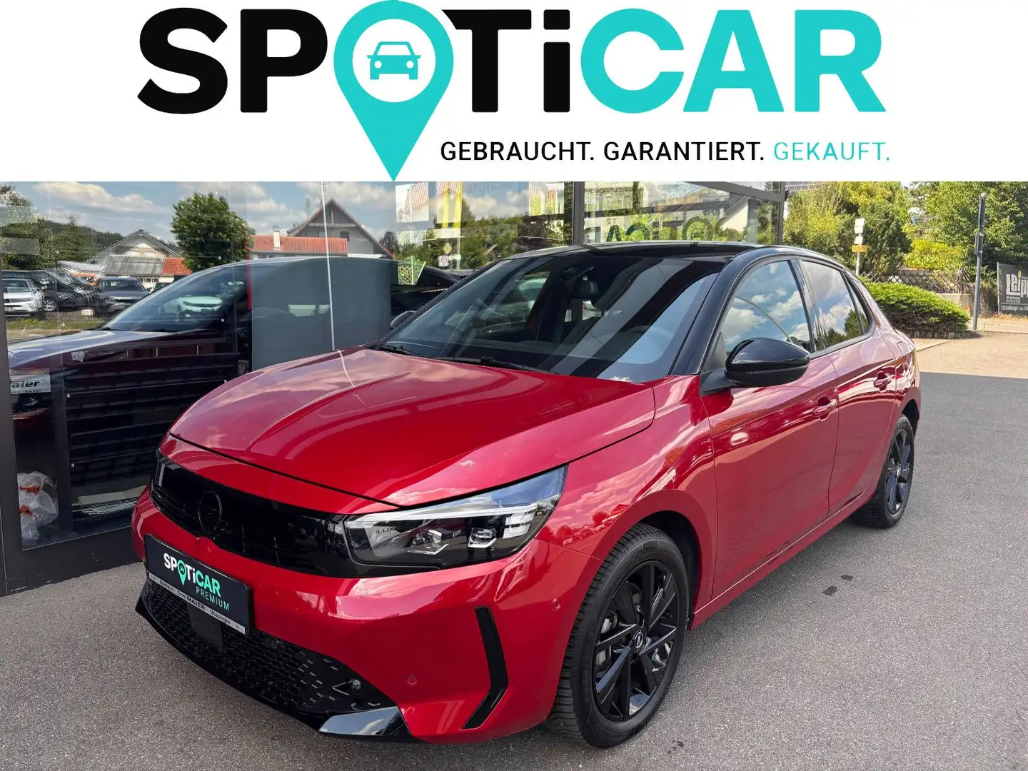 Opel Corsa F GS 1.2T MATRIX+NAVI+KLIMAAUT.+RFK+SHZ+BT Rot - 1