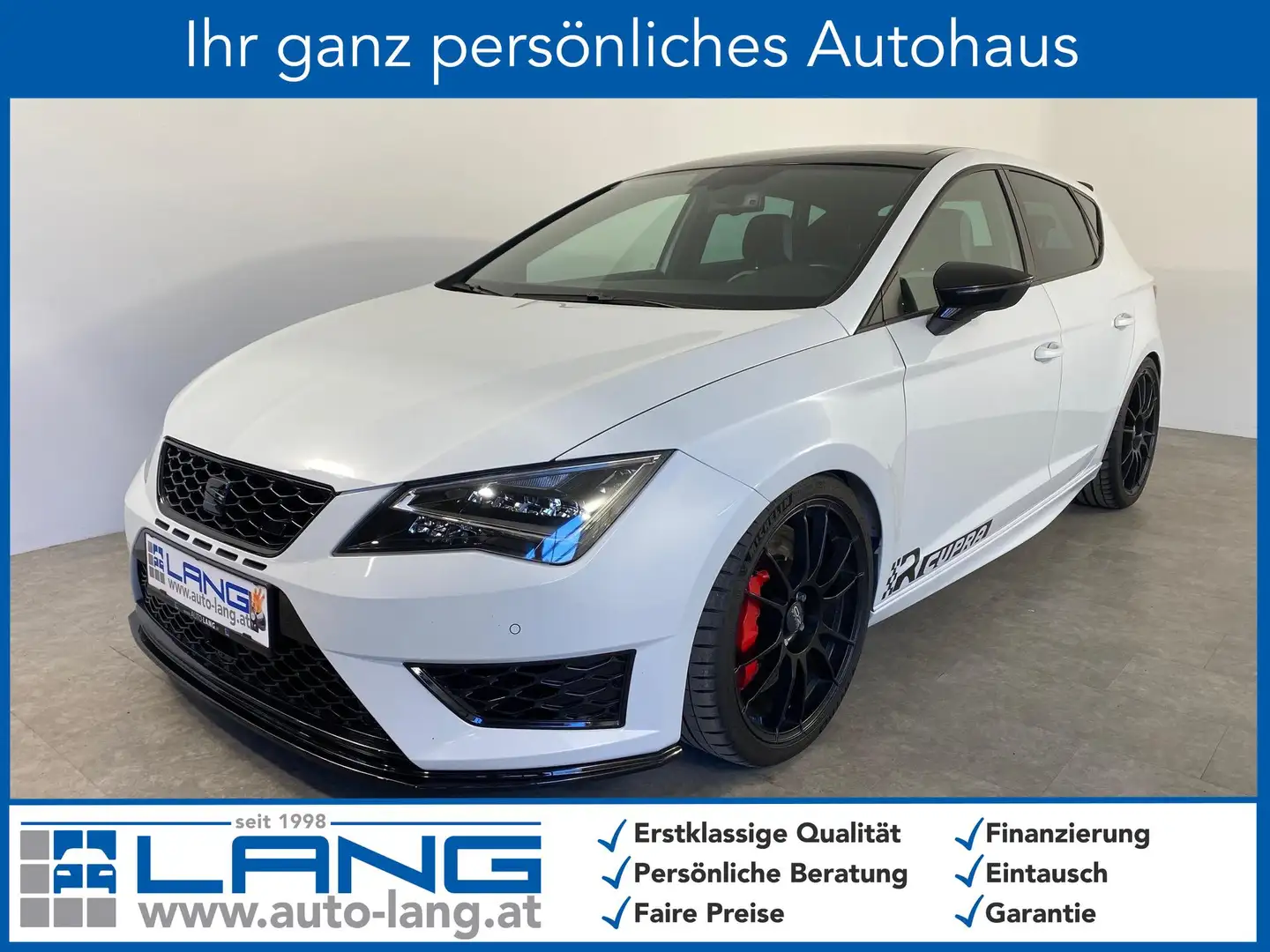 SEAT Leon Cupra 280 2,0 TSI DSG LED*NAVI*ACC 206 kW (280 ... Blanc - 1