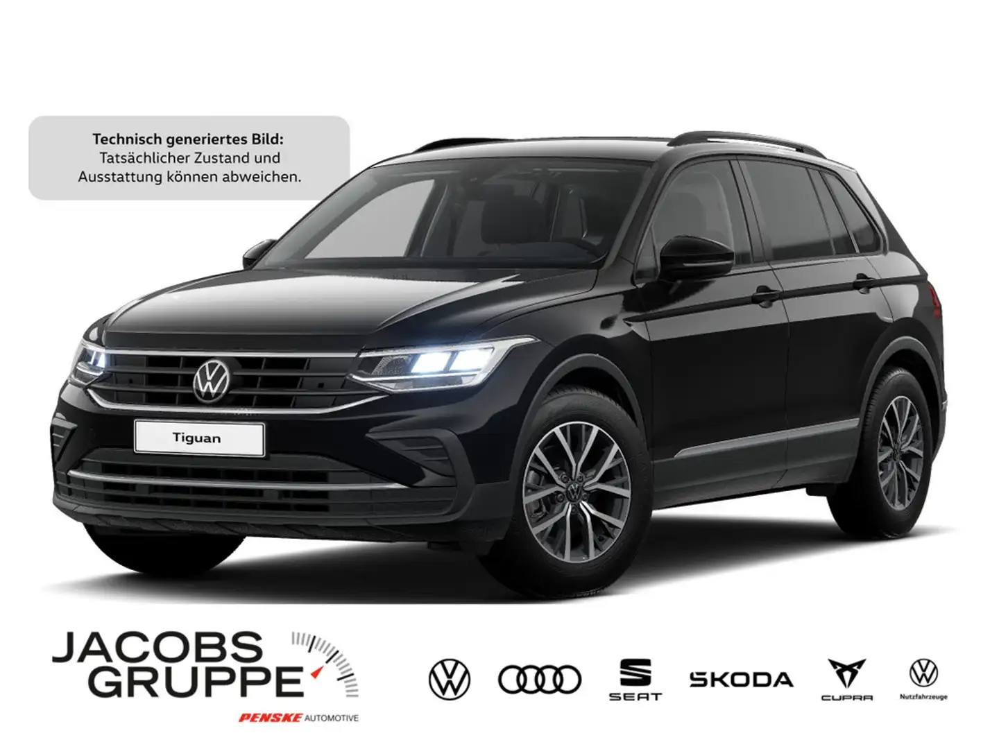 Volkswagen Tiguan 1.5 TSI Life DSG,Navi,LED,PDC Schwarz - 1
