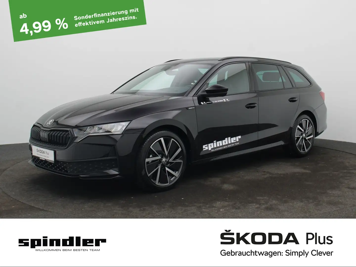 Skoda Octavia Combi Sportline 2.0 TDI DSG / LED, ACC Schwarz - 1
