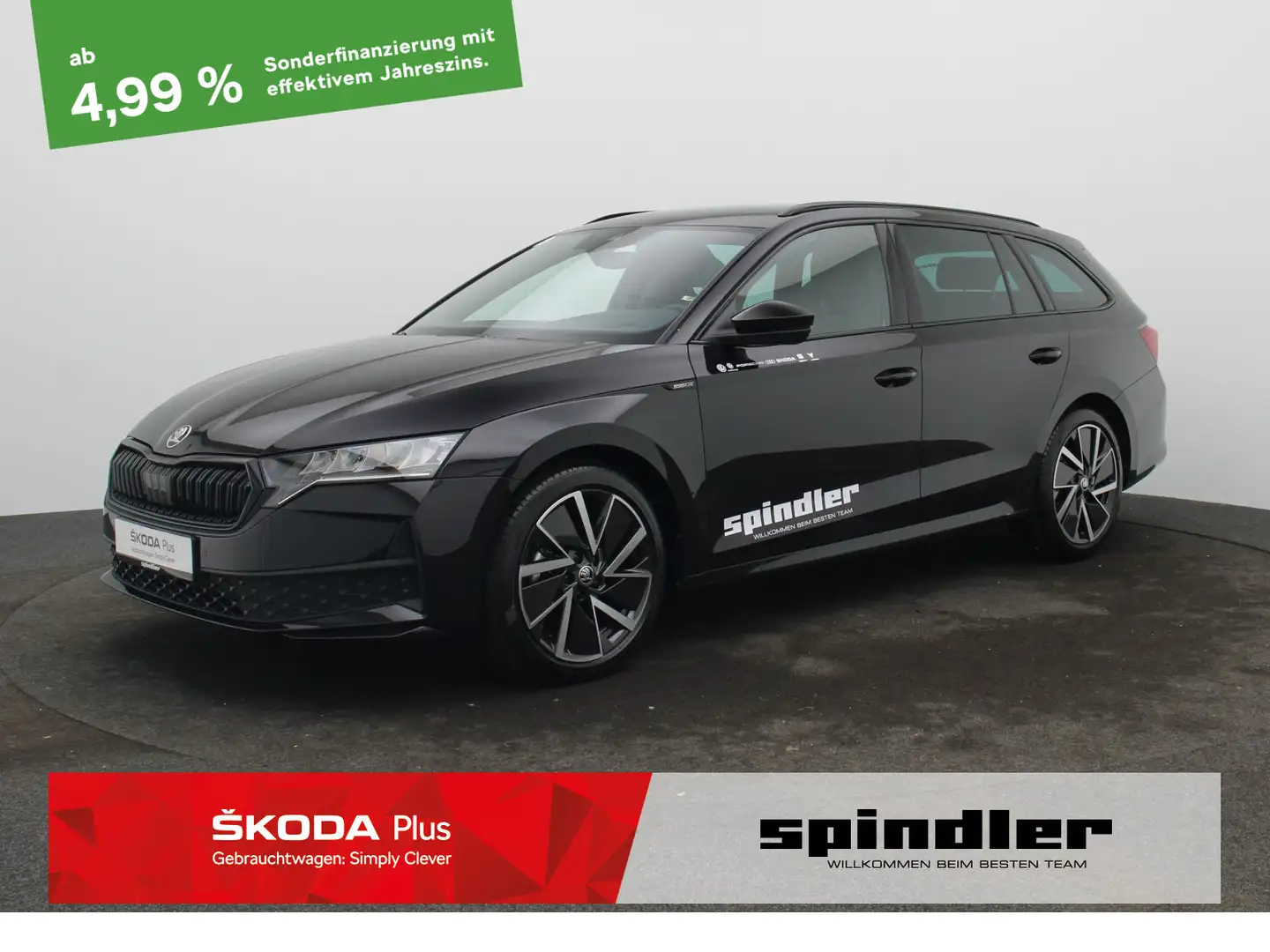 Skoda Octavia Combi Sportline 2.0 TDI DSG / LED, ACC Schwarz - 1