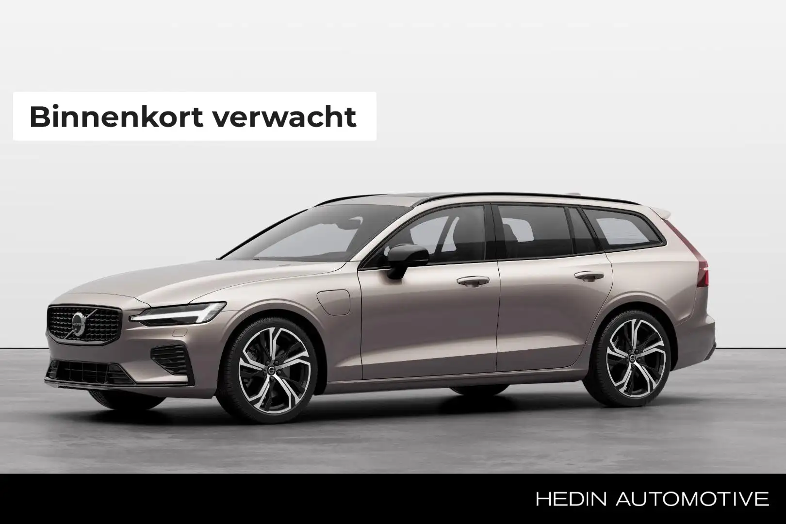 Volvo V60 T8 Performance Edition Ultra Dark AWD 455pk Plug I Beige - 1