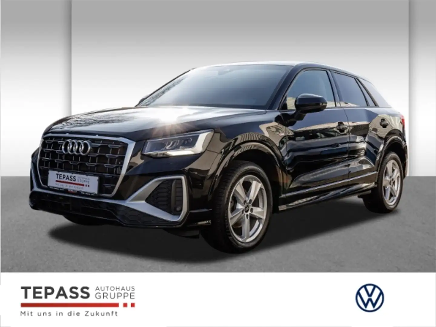 Audi Q2 35 TFSI DSG S line NAVI KLIMA PDC SITZHEIZUNG Noir - 1