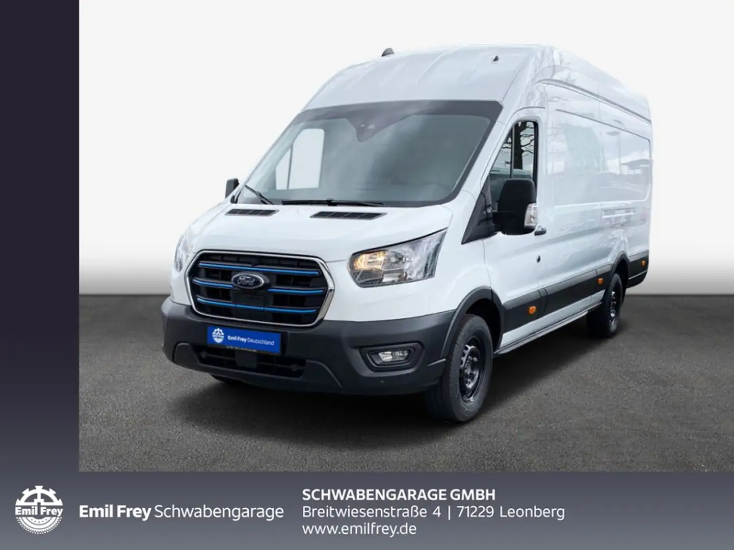 Ford e-Transit 390 L4H3 Lkw HA Trend Blanc - 1