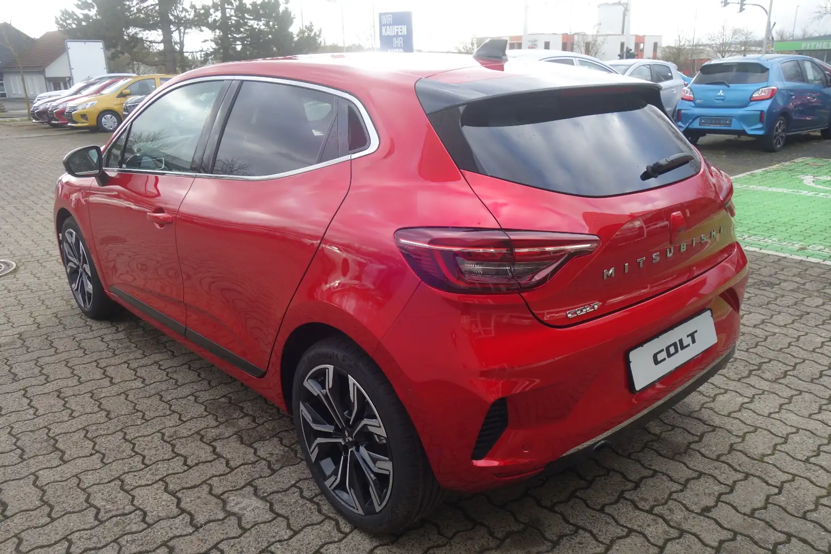 Mitsubishi Colt TOP 1.0 T-Benziner 6-Gang*360°Kam+PDC,Navi* Rot - 2