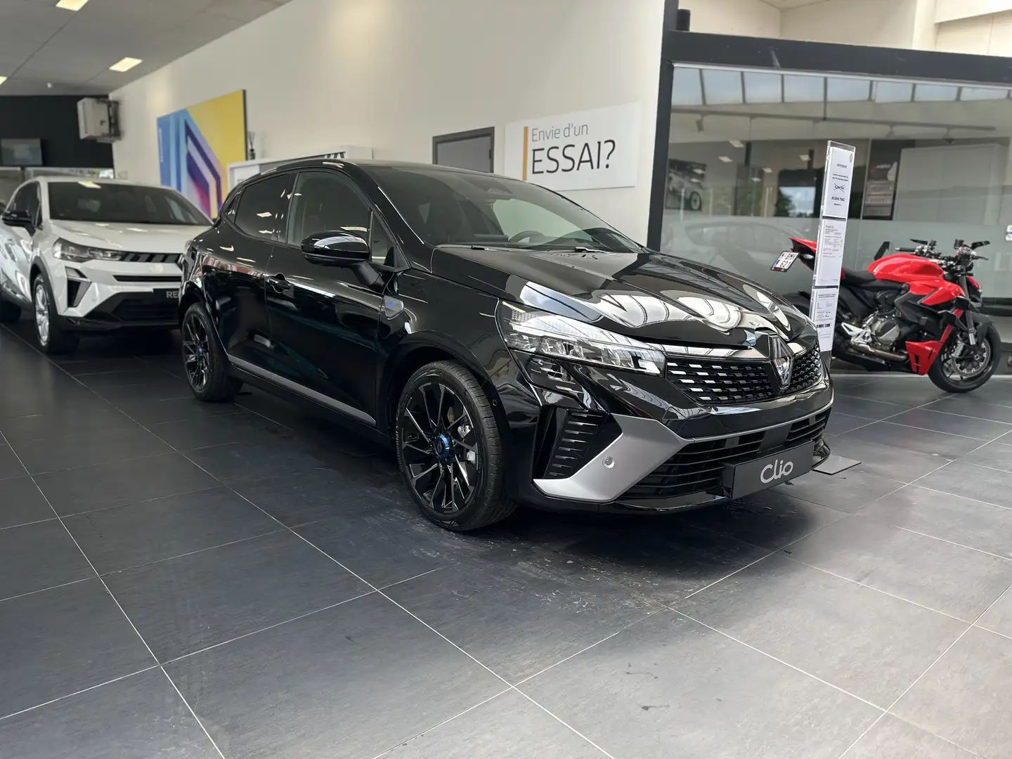 Renault Clio Hybrid 1.6i E-TECH Esprit Alpine Noir - 1
