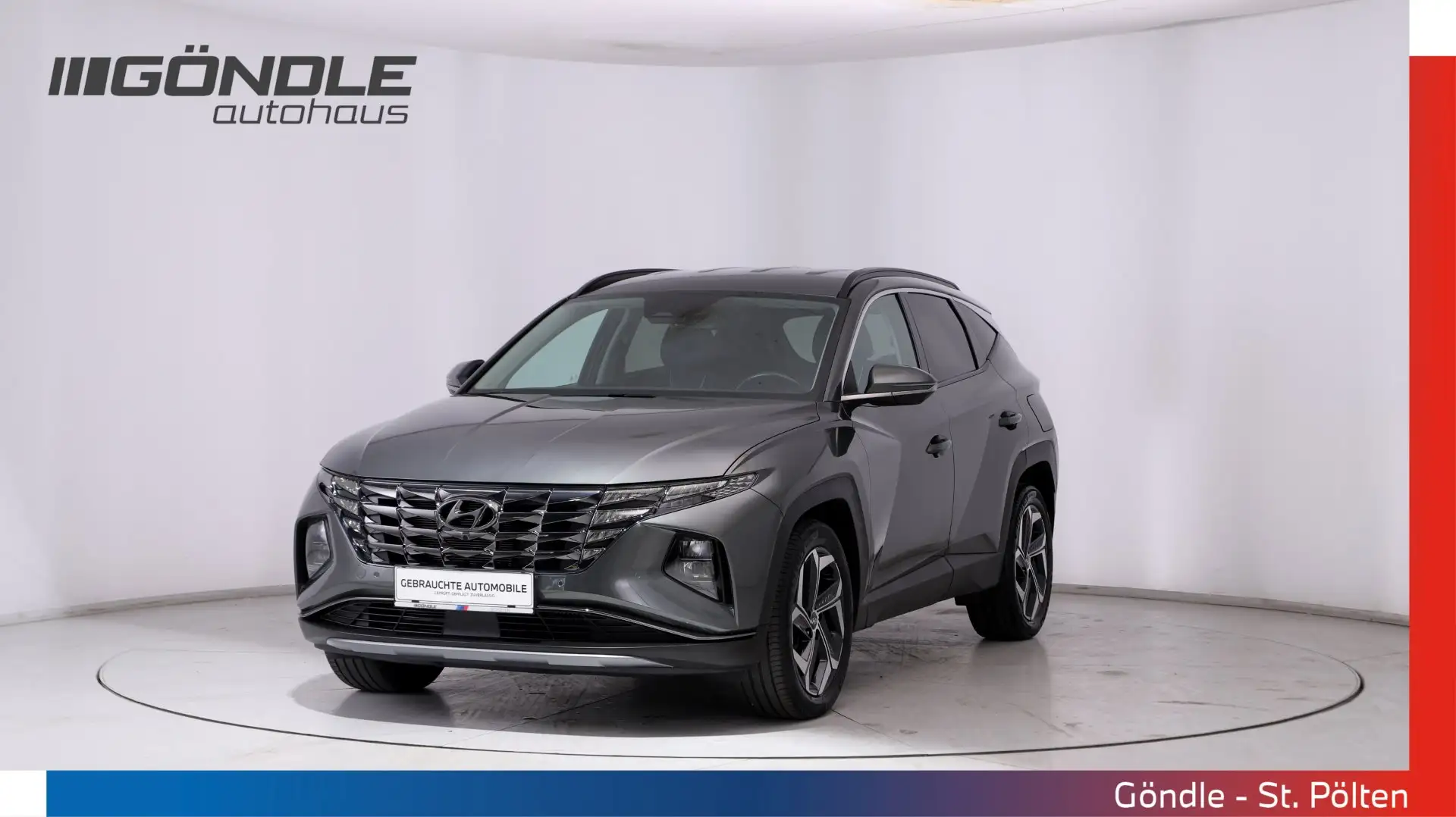 Hyundai TUCSON 1,6 T-GDI Hybrid 4WD Prestige Line Grün - 1