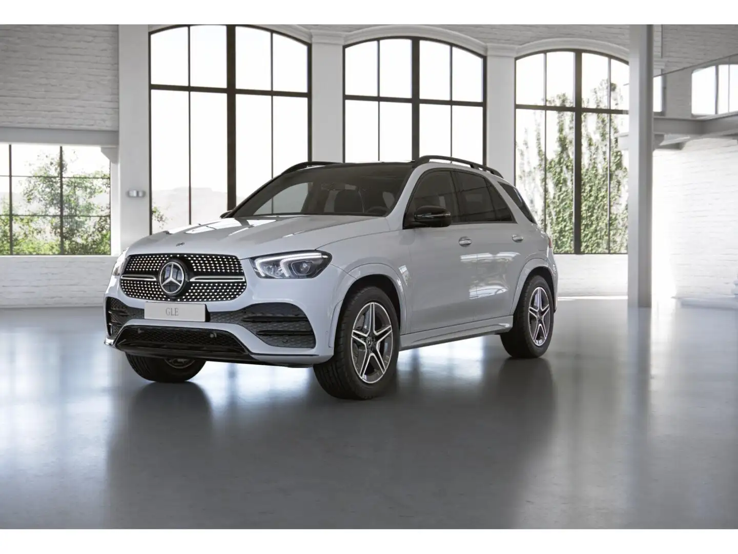 Mercedes-Benz GLE 350 de 4MATIC AMG-Sport+Burm+Night+Distr+AHK Weiß - 1