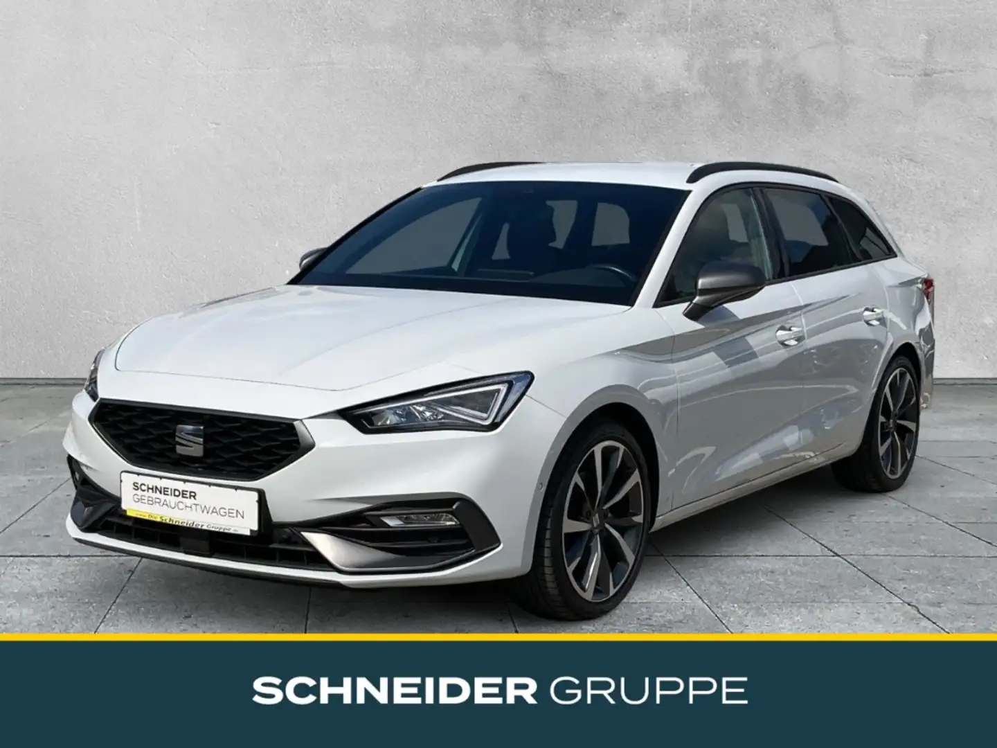 SEAT Leon SPORTSTOURER 1.5 eTSI LED+NAVI+PDC+ACC+SHZ Weiß - 1