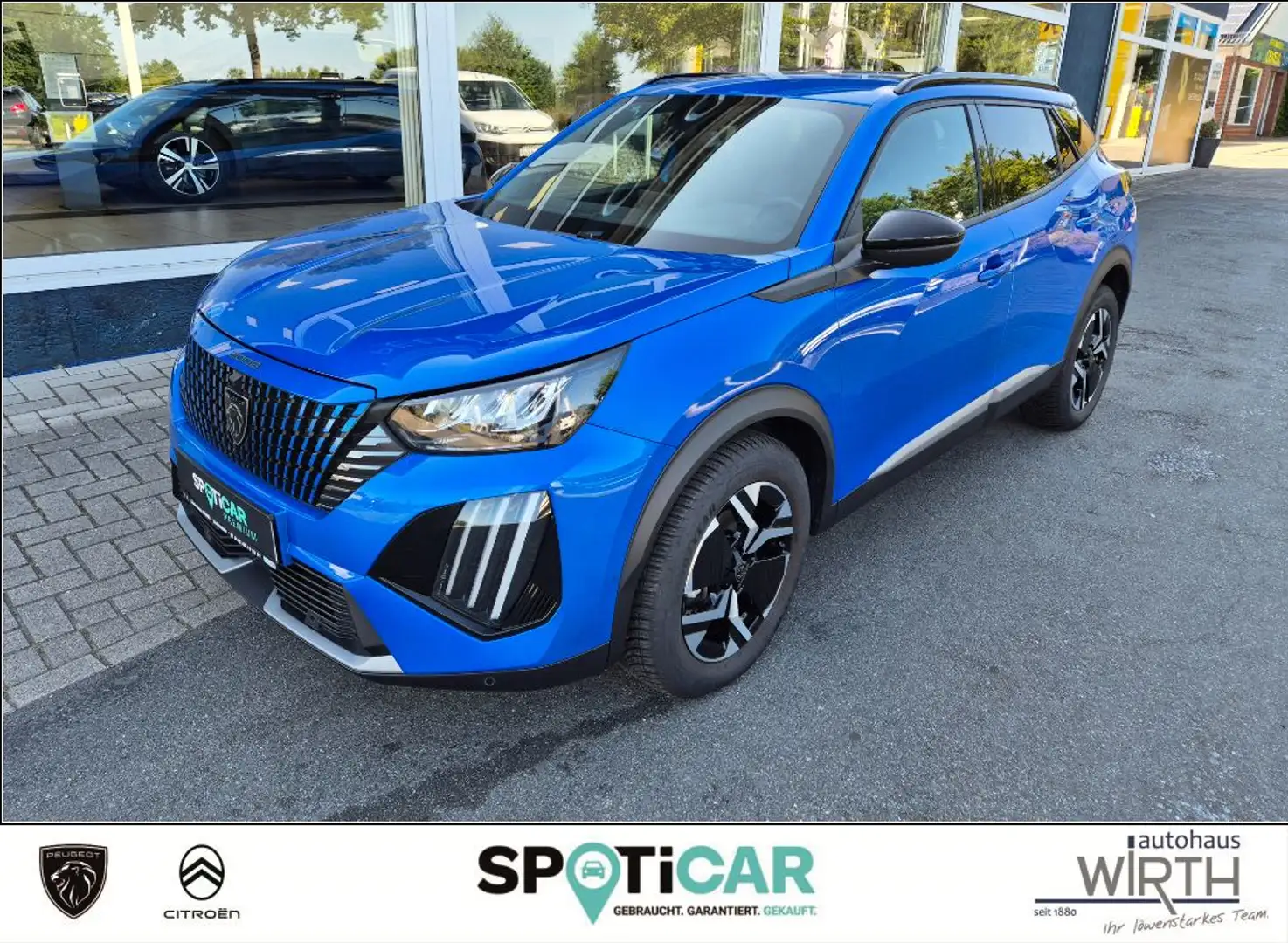 Peugeot 2008 PureTech 100 Allure KEYLESS+ALLWETTER+NAVI Blau - 1