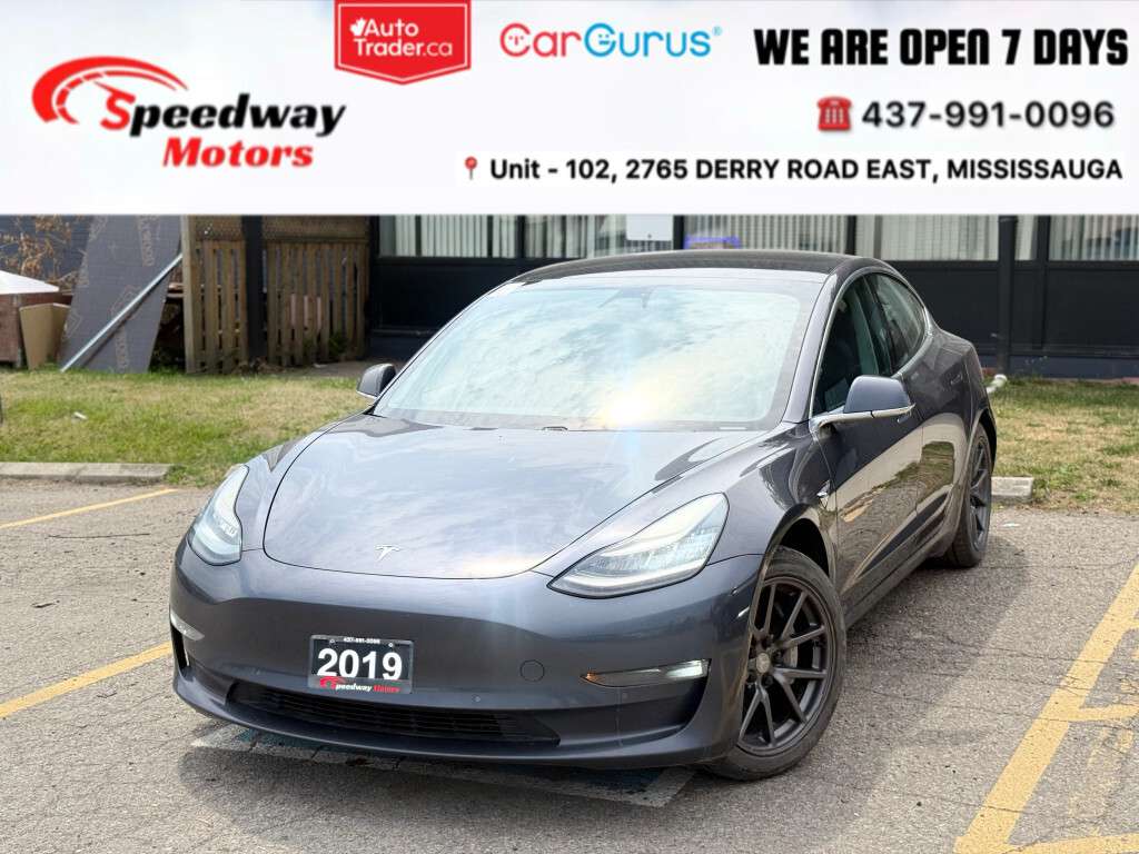 2019 Tesla Model 3 STANDARD RANGE PLUS/ NO ACCIDENT/ NAVIGATION/ LEAT