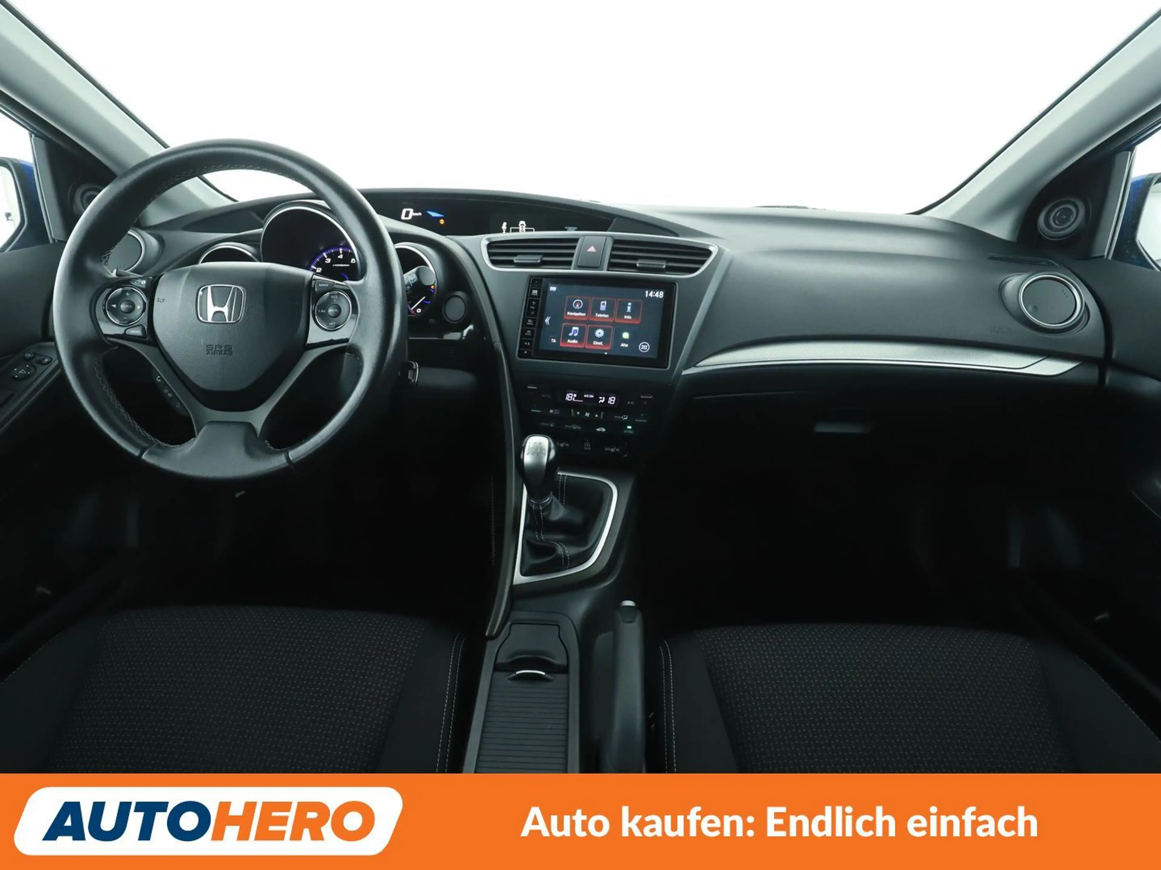 Honda Civic 1.4 Elegance*NAVI*TEMPO*CAM*SHZ*KLIMA* — photo 12