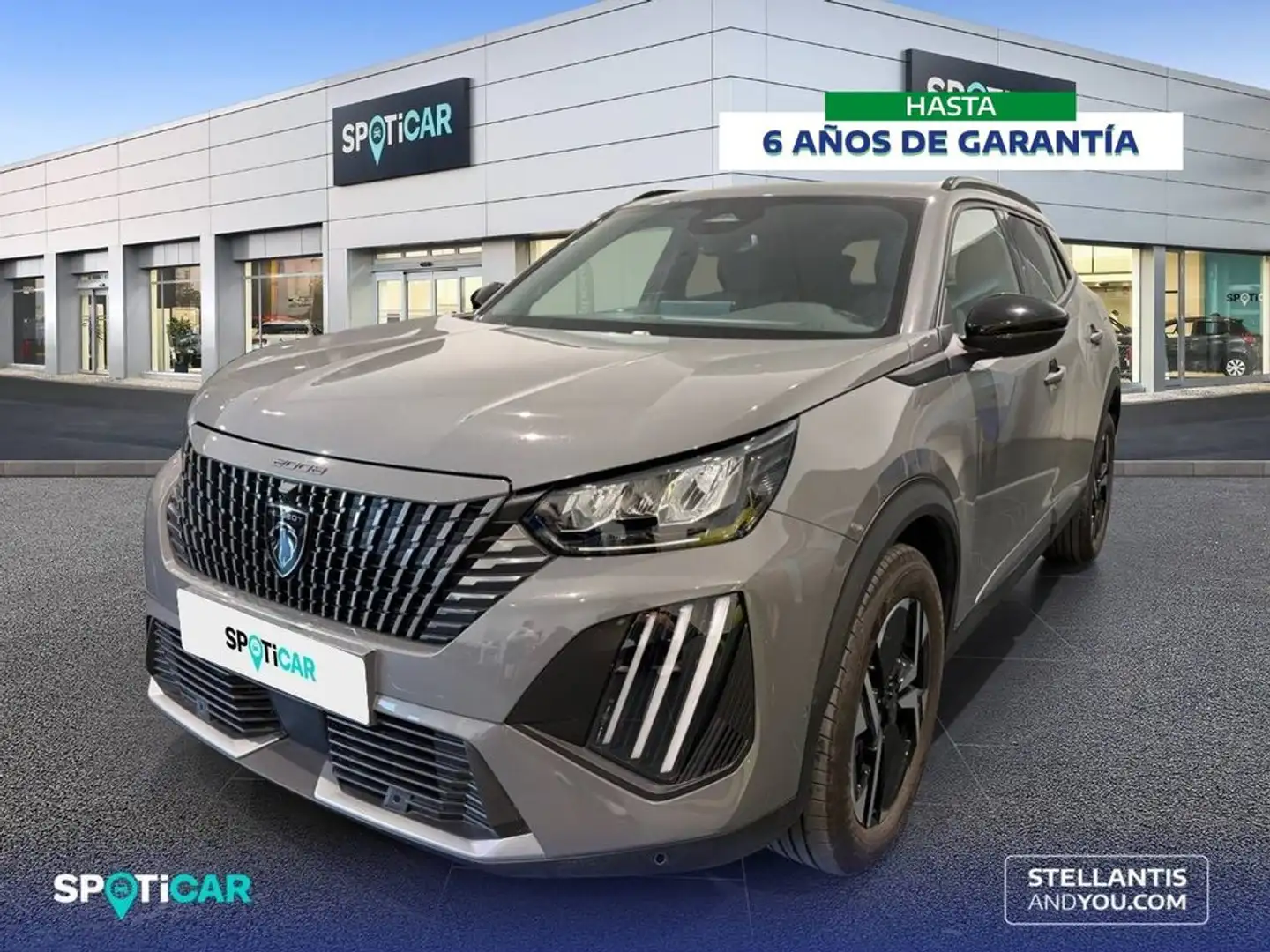 Peugeot 2008 Hybrid Allure eDCS6 145 Gris - 1