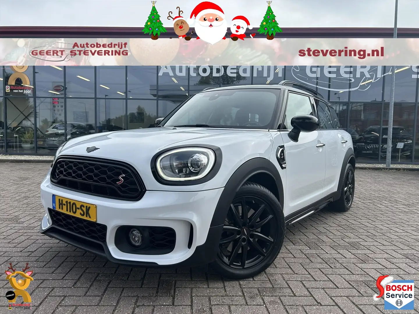 MINI Cooper S Countryman Mini (f60) Hammersmith Automaat / Pano-dak / Leder Weiß - 1