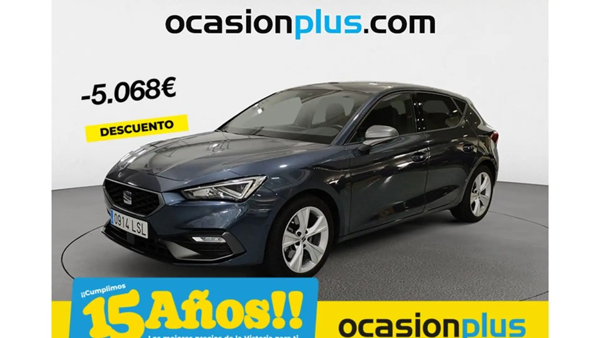 SEAT Leon 1.5 eTSI S&S FR DSG-7 150 Gris - 1