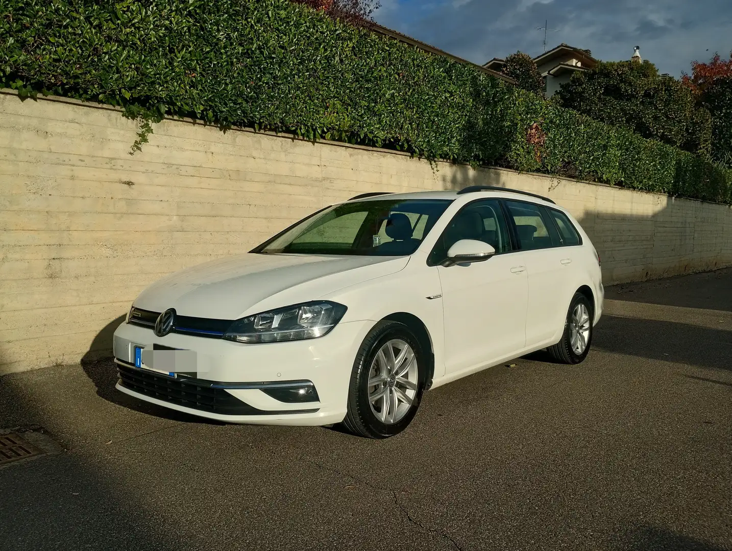 Volkswagen Golf Variant Golf VII 2017 Variant 1.5 tgi Trendline 130cv dsg Bianco - 2