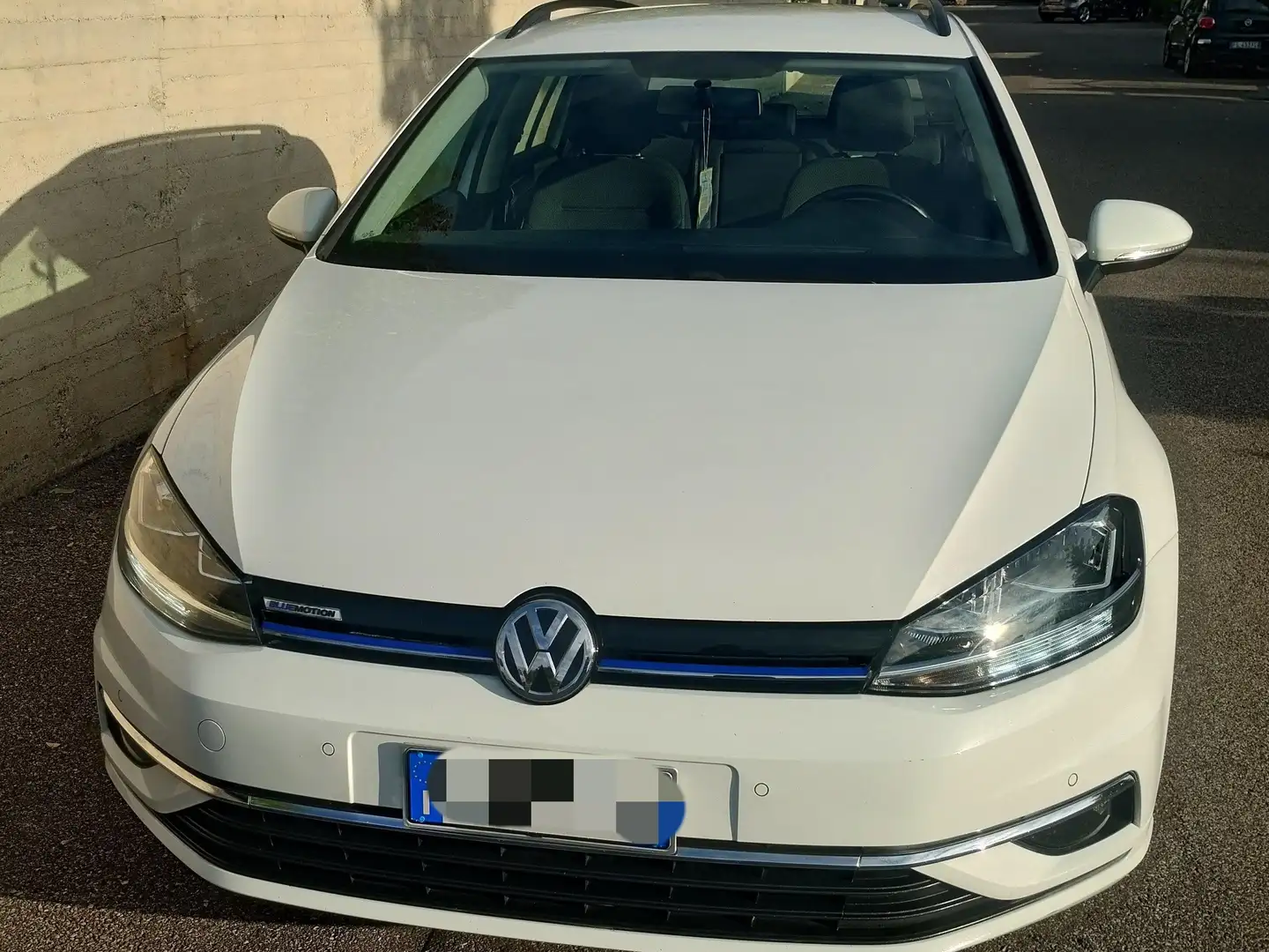 Volkswagen Golf Variant Golf VII 2017 Variant 1.5 tgi Trendline 130cv dsg Bianco - 1