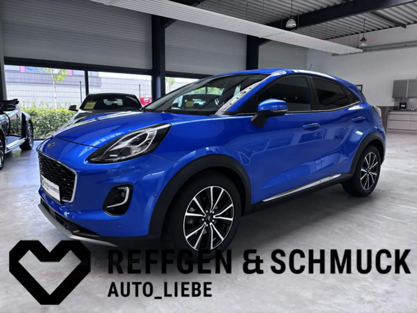 Ford Puma TITANIUM KLIMA+NAVI+LED+KAMERA+ACC+MASSAGE+ Albastru - 1
