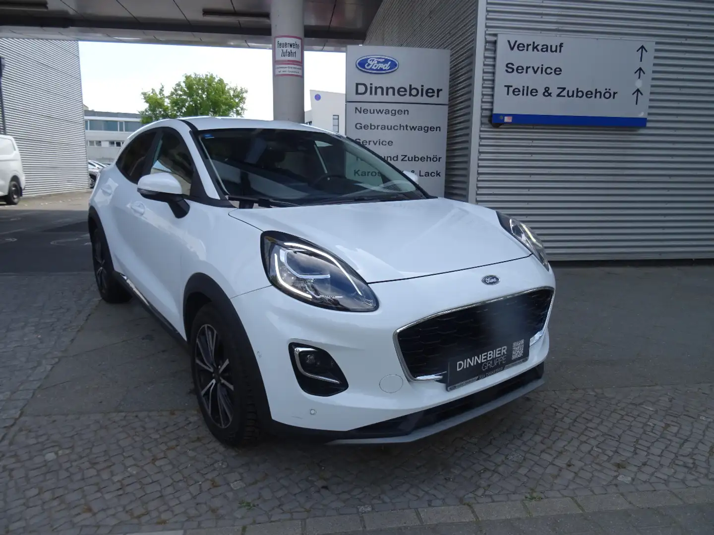 Ford Puma Titanium  AUTOM.+RFK+TWA+PDCv.h.+Navi+Sitzh. Blanc - 2