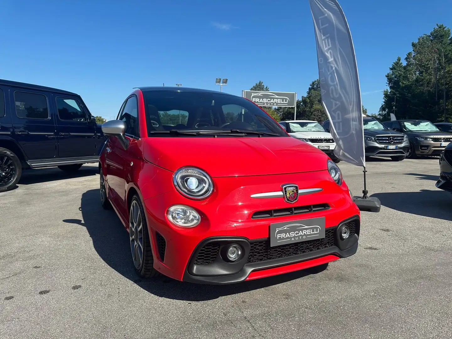 Abarth 595 595  1.4 t-jet Turismo 165cv /TETTO/PELLE/KM DOC. Rosso - 1