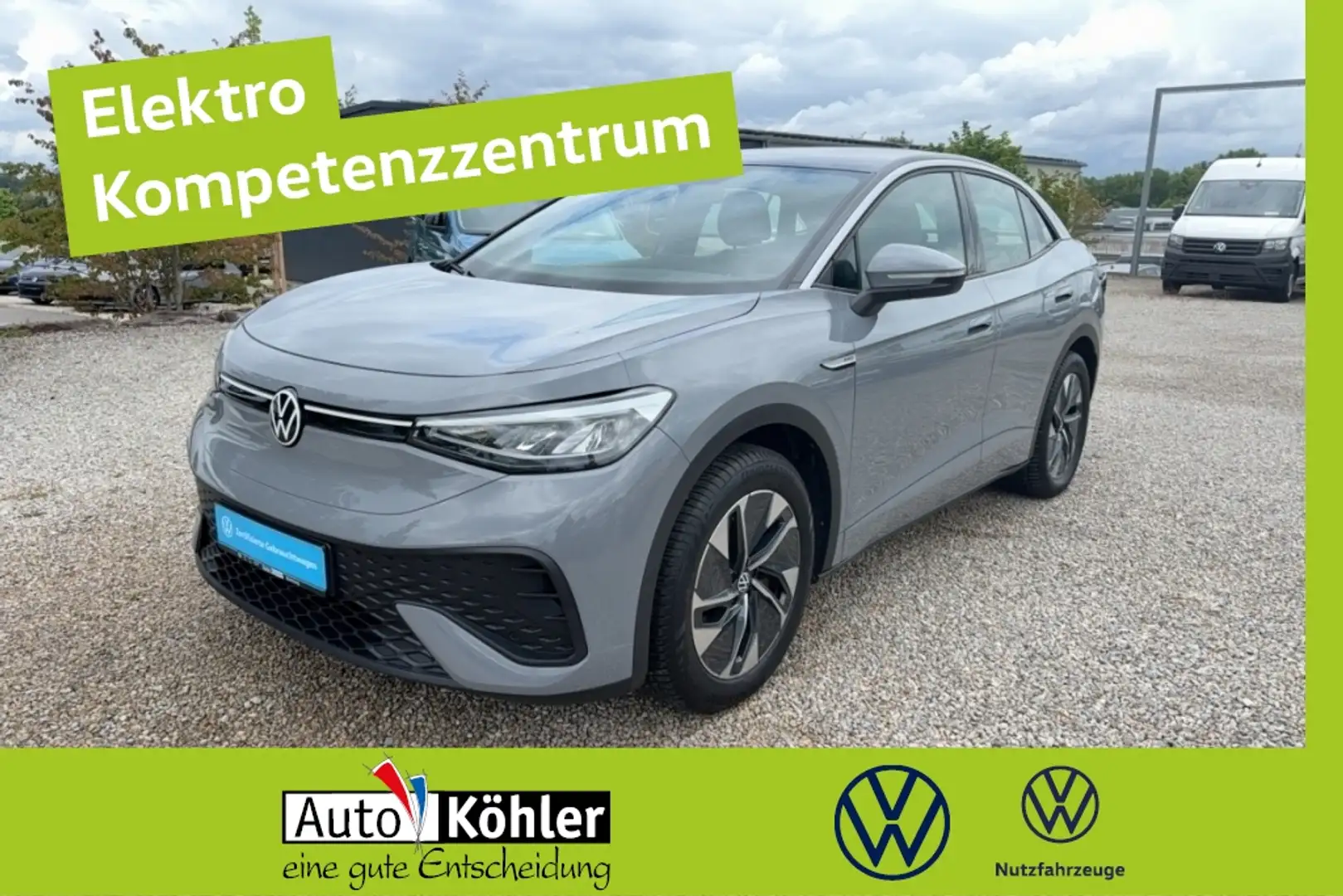 Volkswagen ID.5 pro LED KlimaA Navi LM AUT PDC SpurH ACC Grau - 1